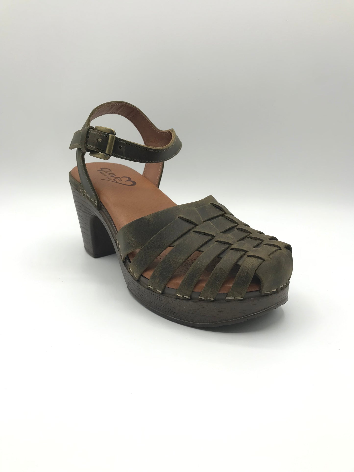 Sandalo zoccolo donna Glove 8231 verde