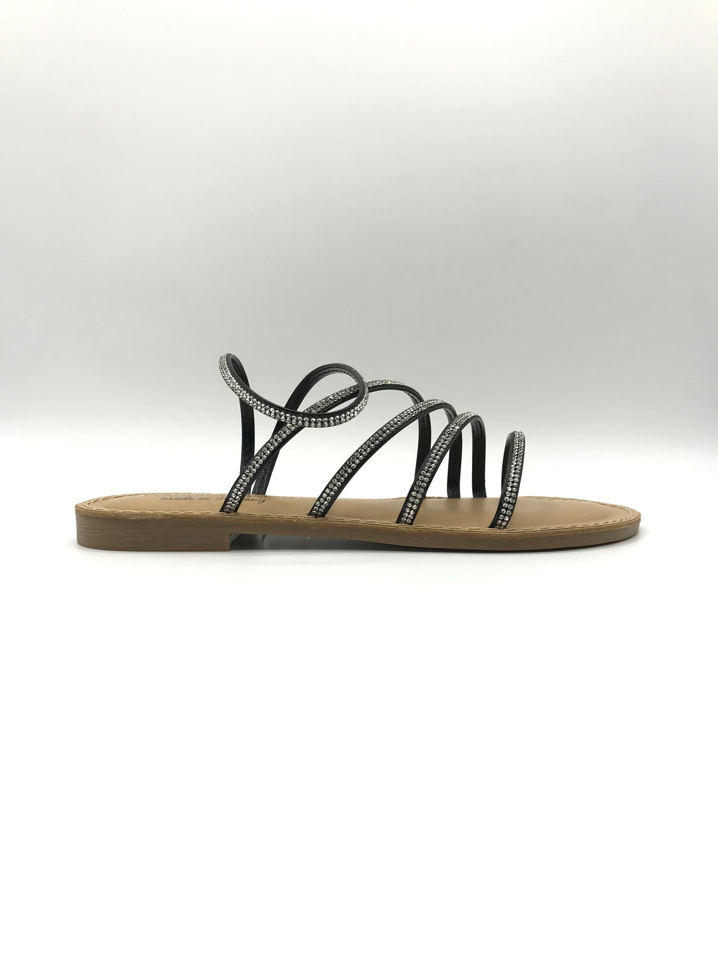 Sandalo donna VerdeRosmarino V-3526 nero