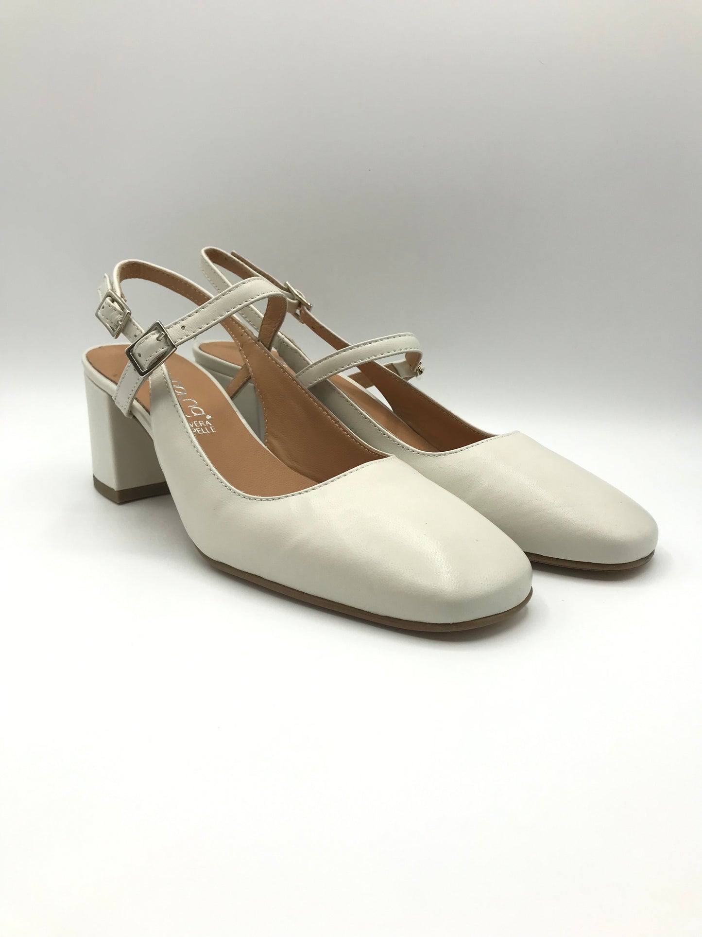 Slingback donna Debutto Donna LOL48 bianco