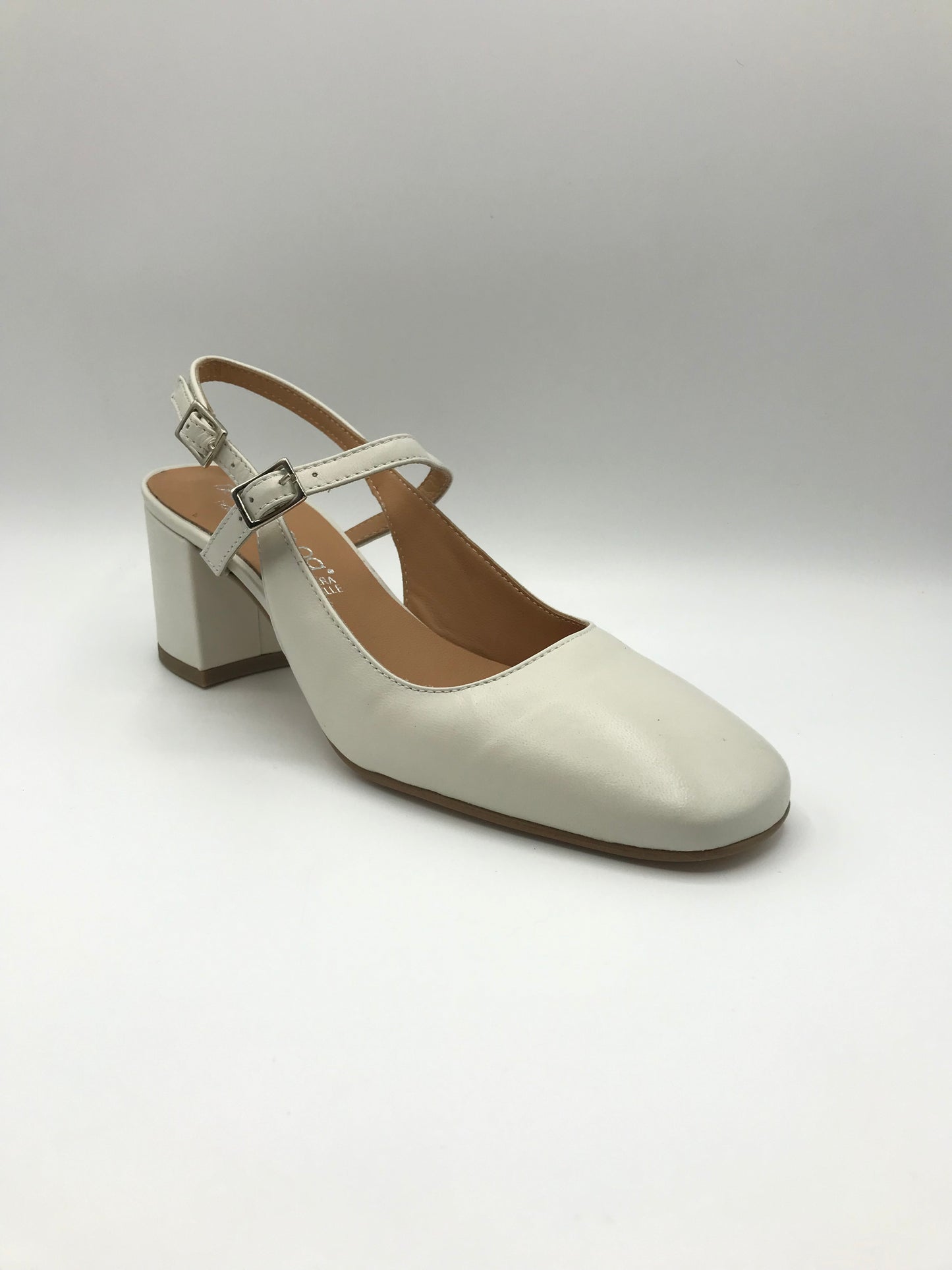 Slingback donna Debutto Donna LOL48 bianco