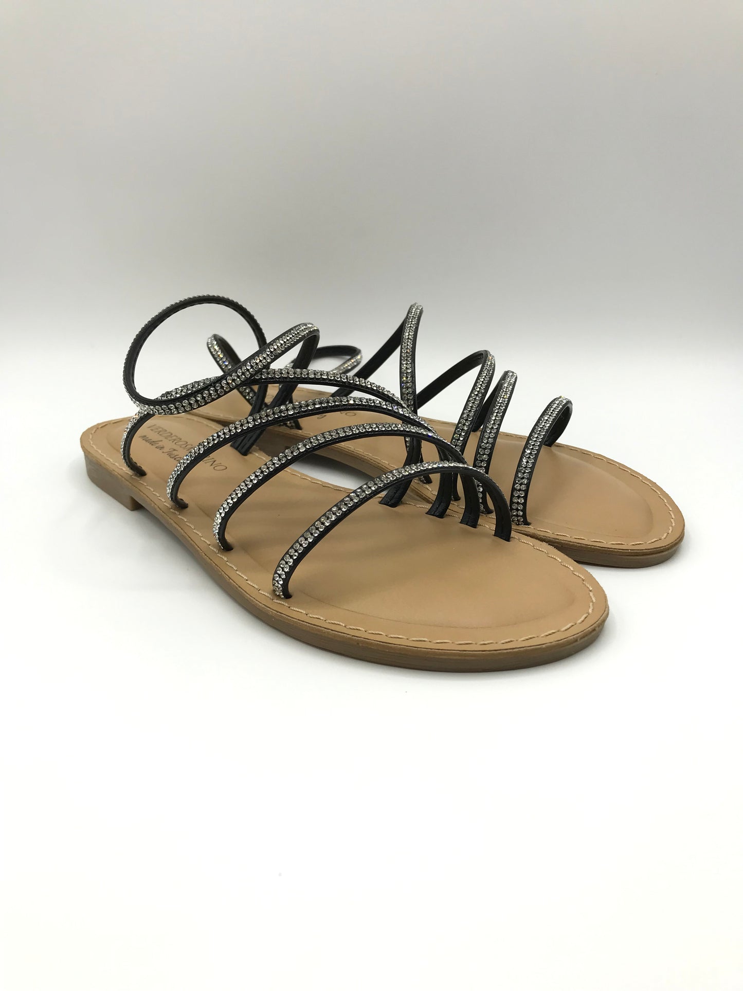 Sandalo donna VerdeRosmarino V-3526 nero