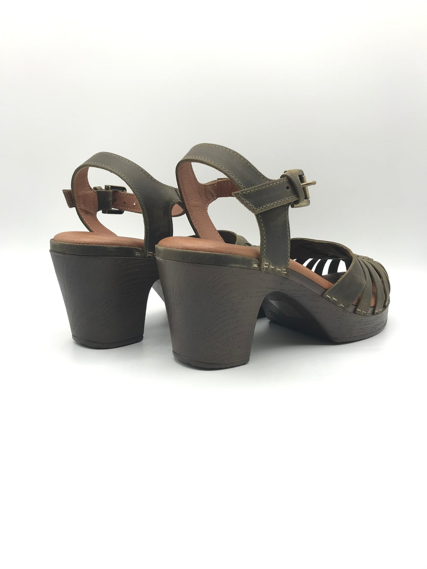 Sandalo zoccolo donna Glove 8231 verde