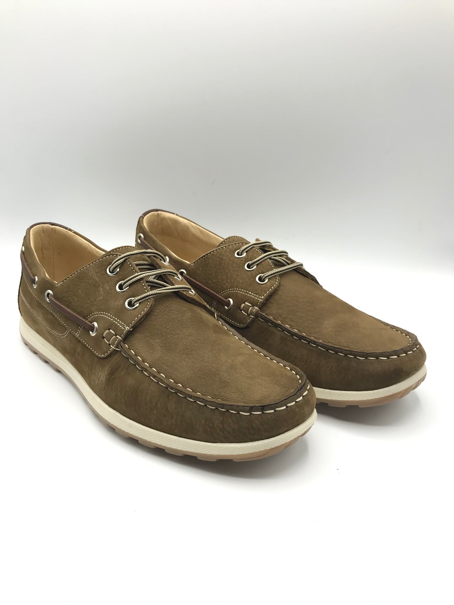 Mocassino lacci uomo Inway 6750 tabacco