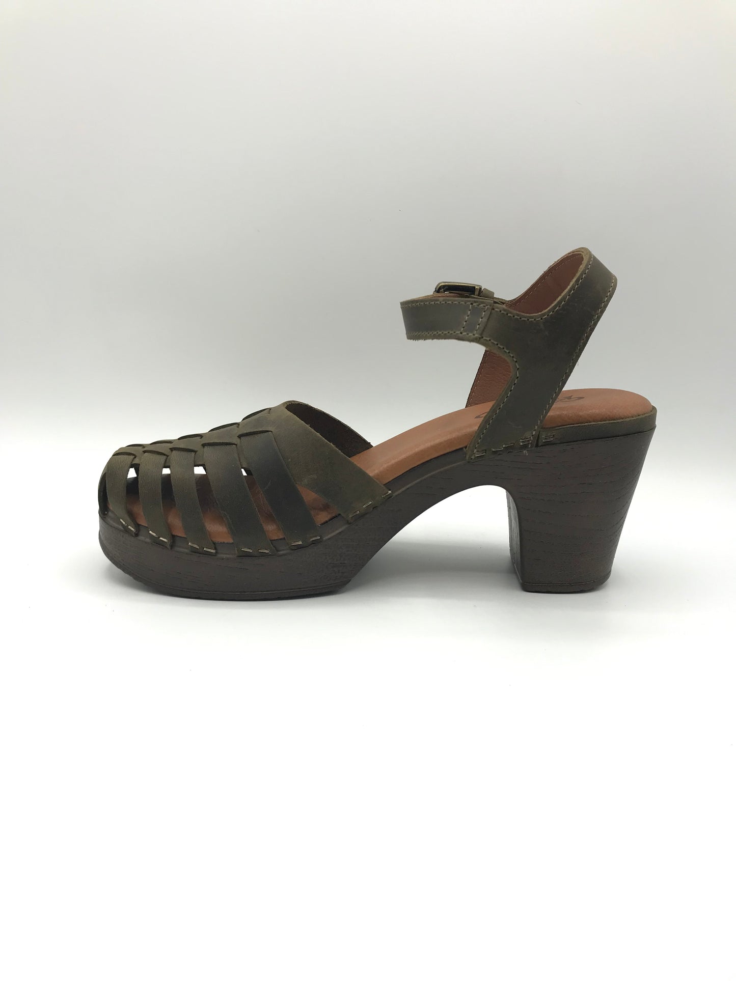 Sandalo zoccolo donna Glove 8231 verde