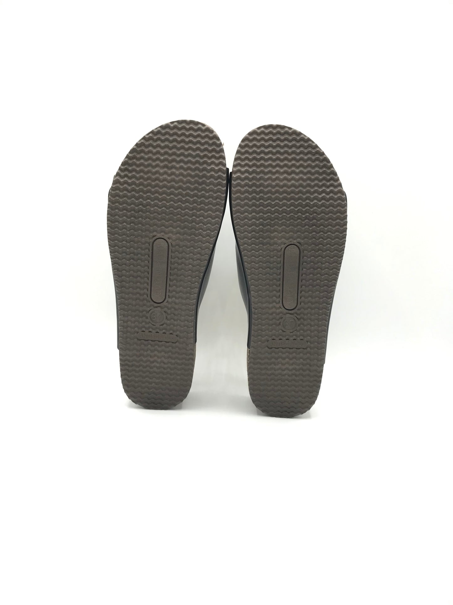 Ciabatta fibbie donna De Fonseca Cervia nero