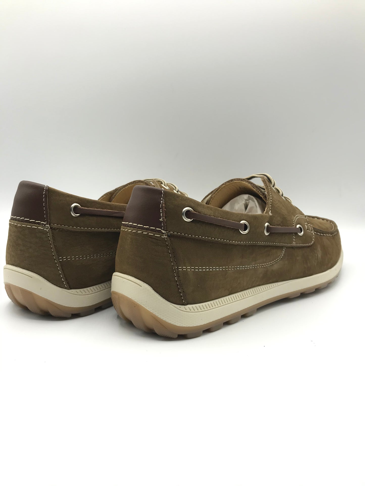 Mocassino lacci uomo Inway 6750 tabacco