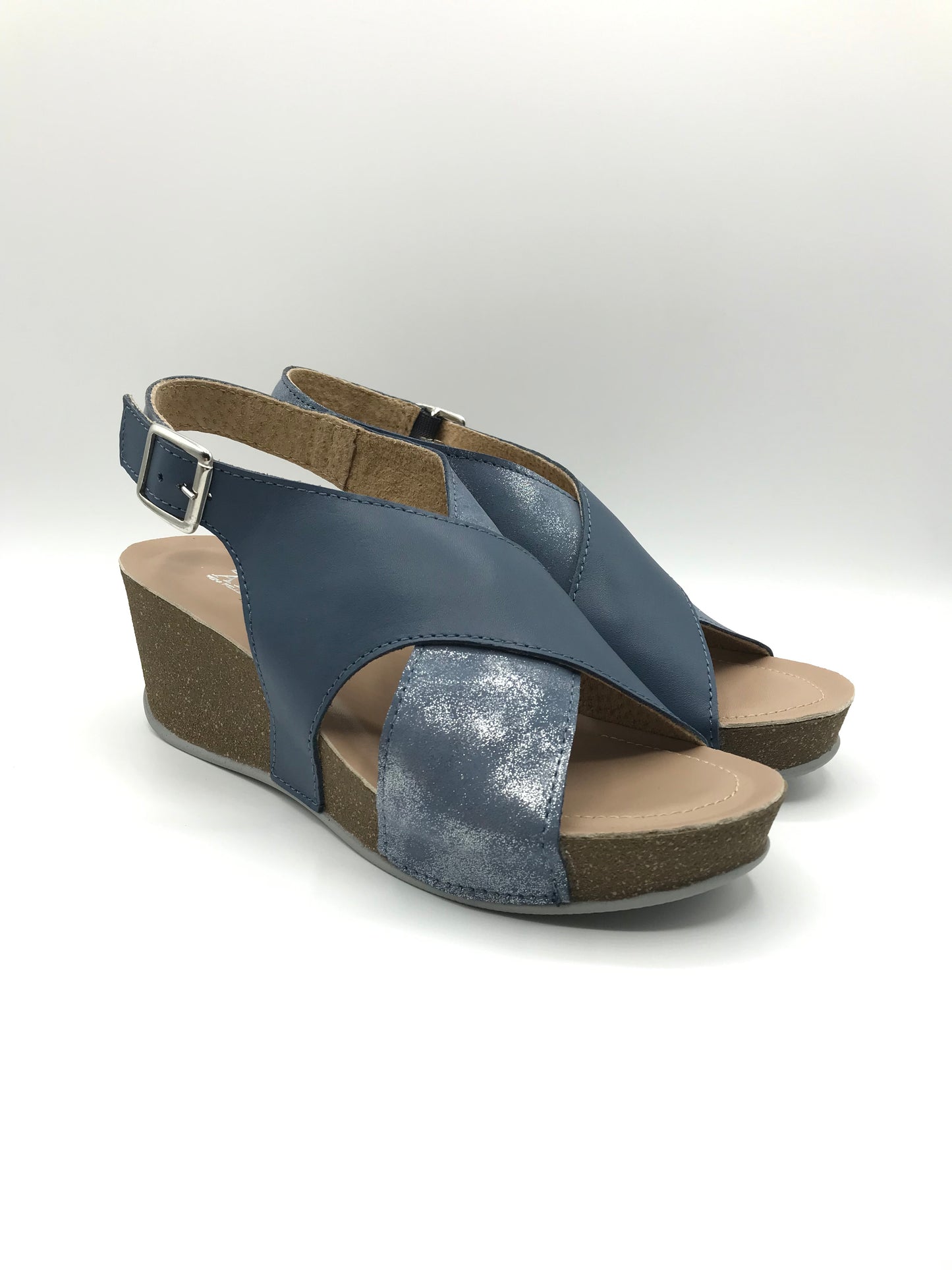 Sandalo donna Atema 8412 blu