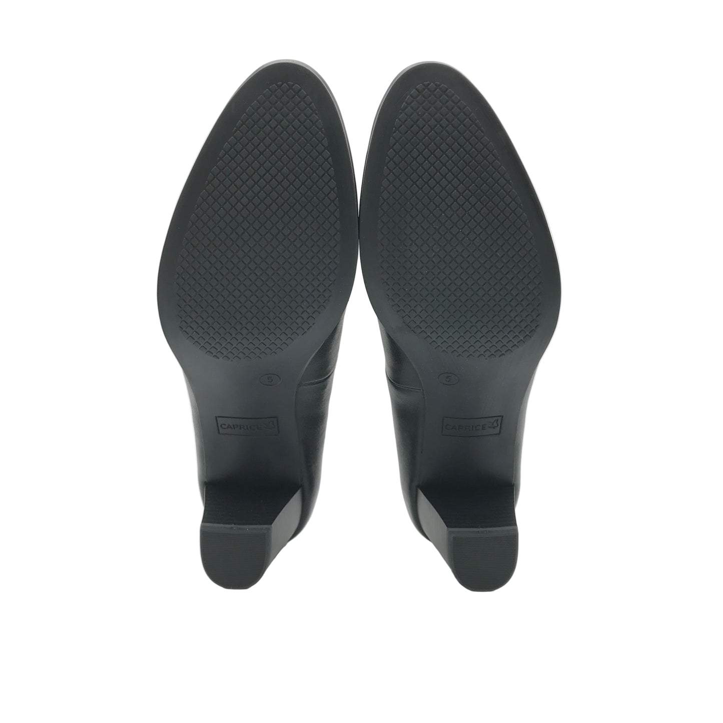 Caprice | Décolleté in vera pelle con plateau | 9-22400-43