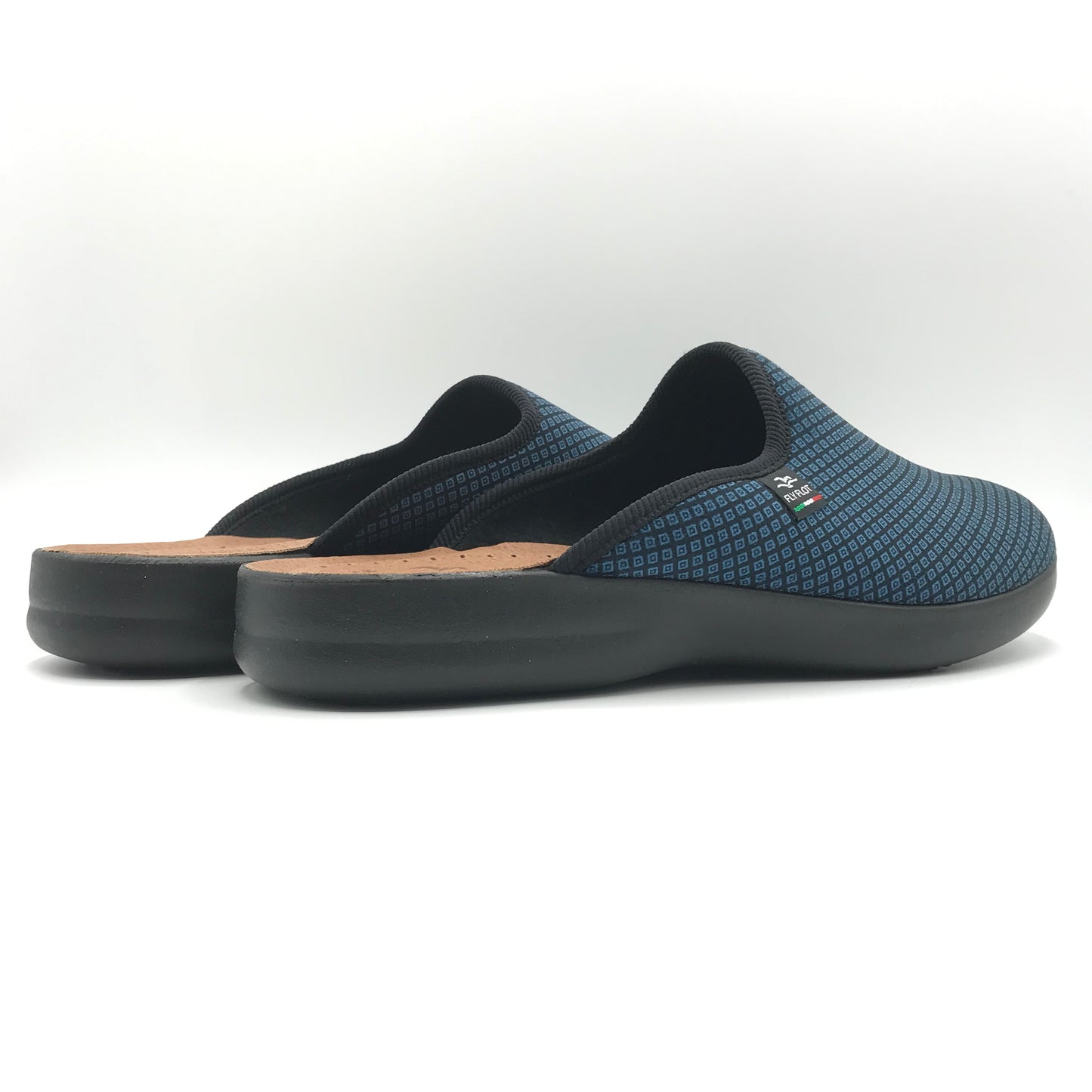 Fly Flot | Ciabatte uomo in panno con plantare anatomico anti-shock | P7502IE