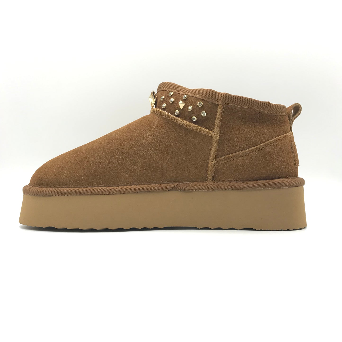 Lejade | Stivaletti platform in vera pelle con brillantini | 3554
