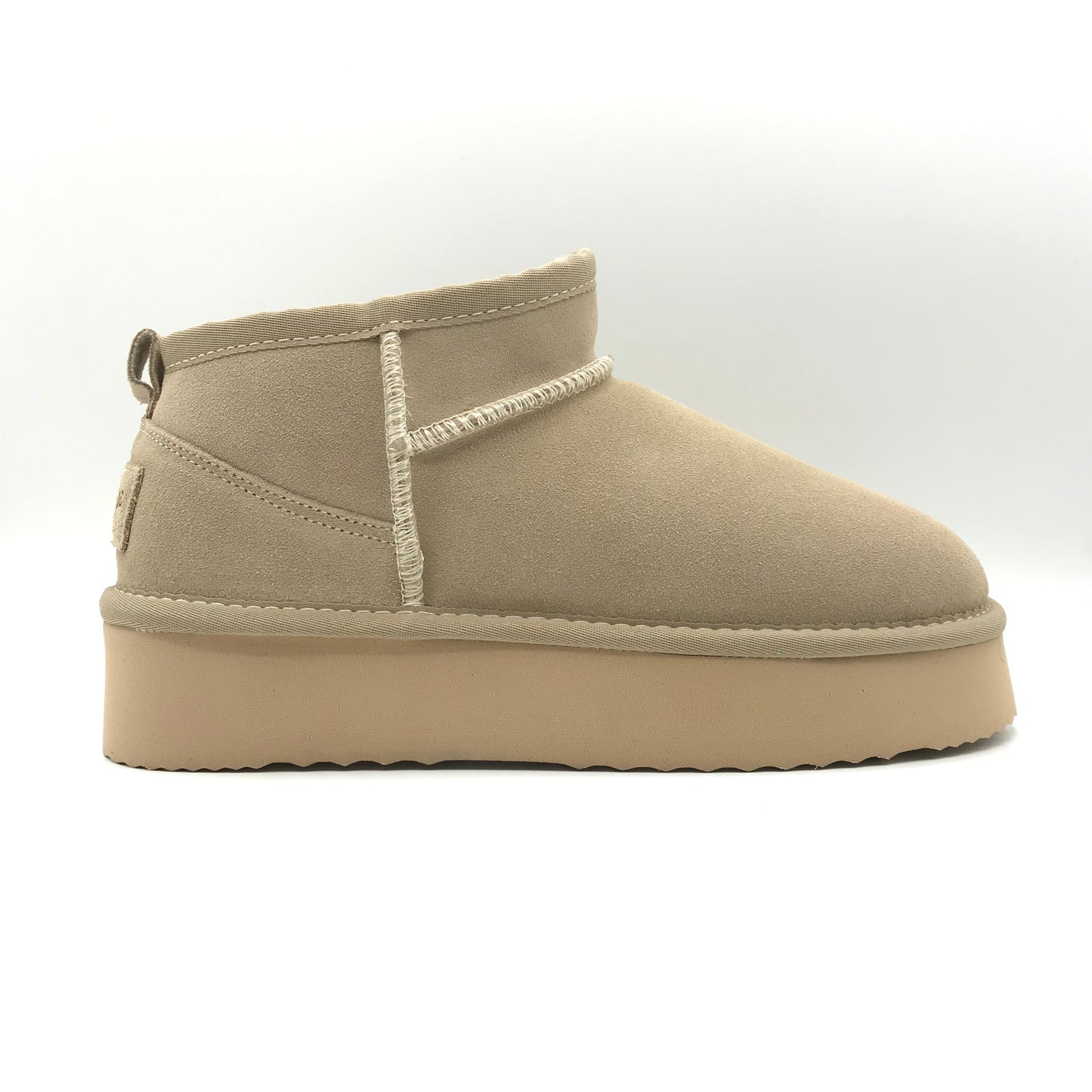 Lejade | Stivaletti platform in vera pelle con pelliccia ecologica | 3547