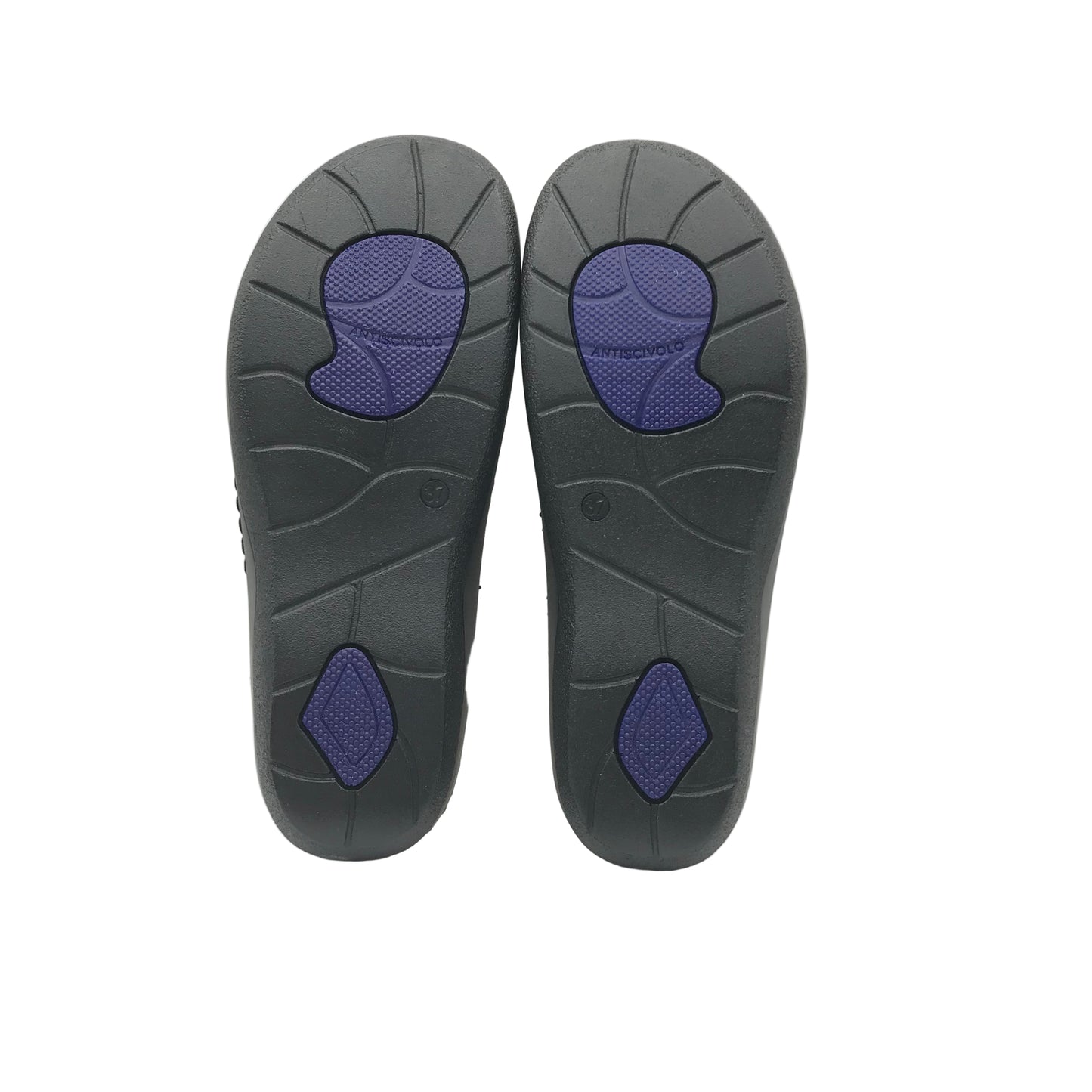 Robert | Ciabatte in vera pelle con plantare estraibile e chiusura a strappo | C32249