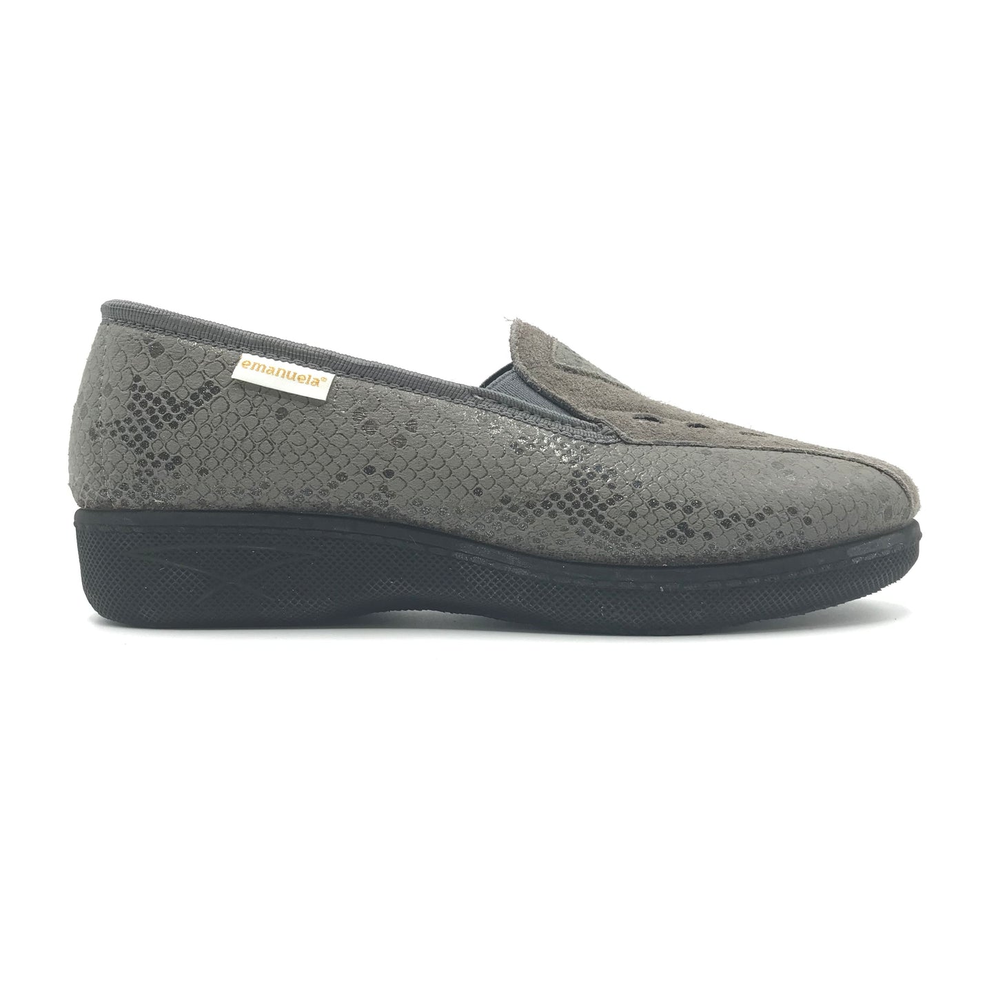 Emanuela | Pantofole in alcantara con elastici laterali | 2257