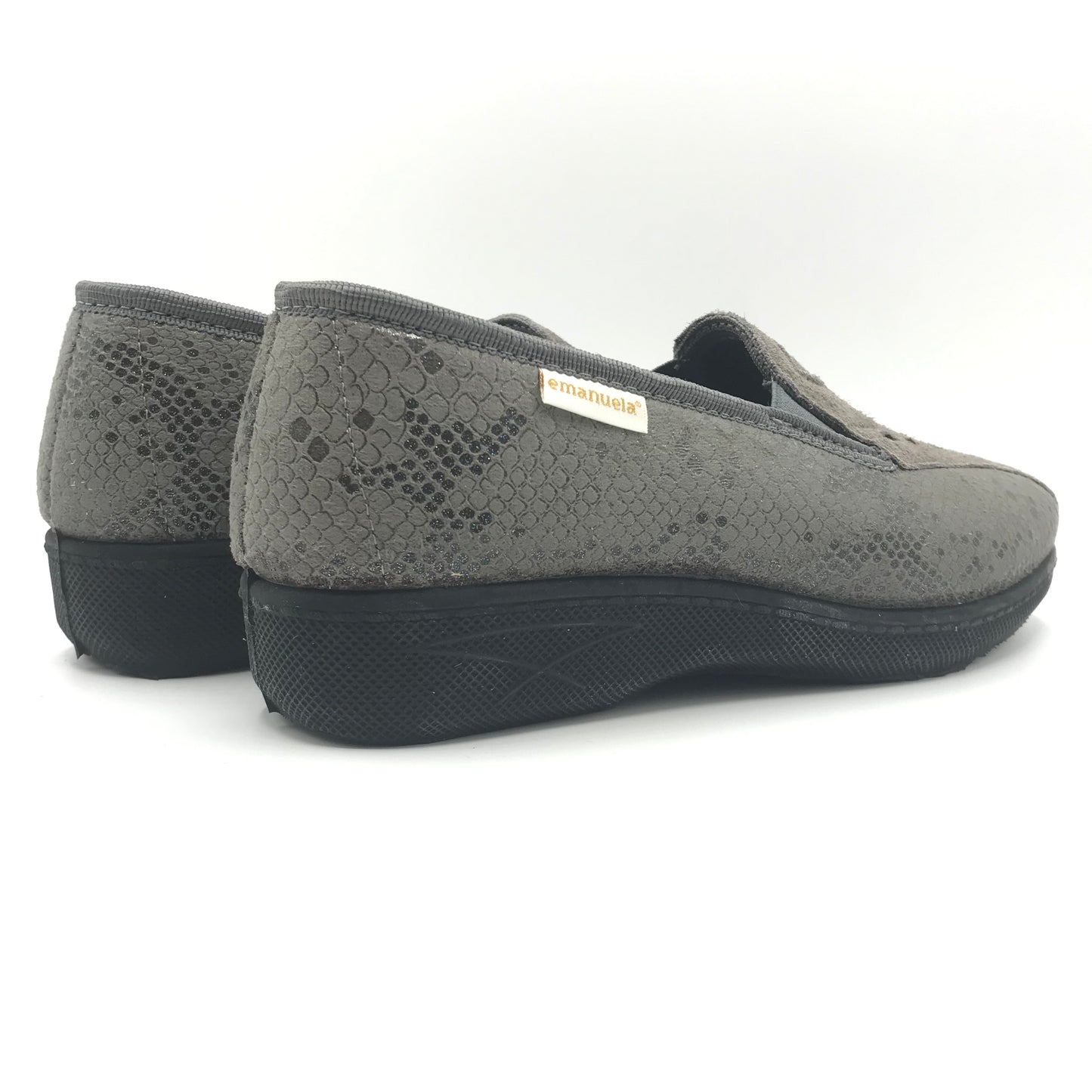 Emanuela | Pantofole in alcantara con elastici laterali | 2257