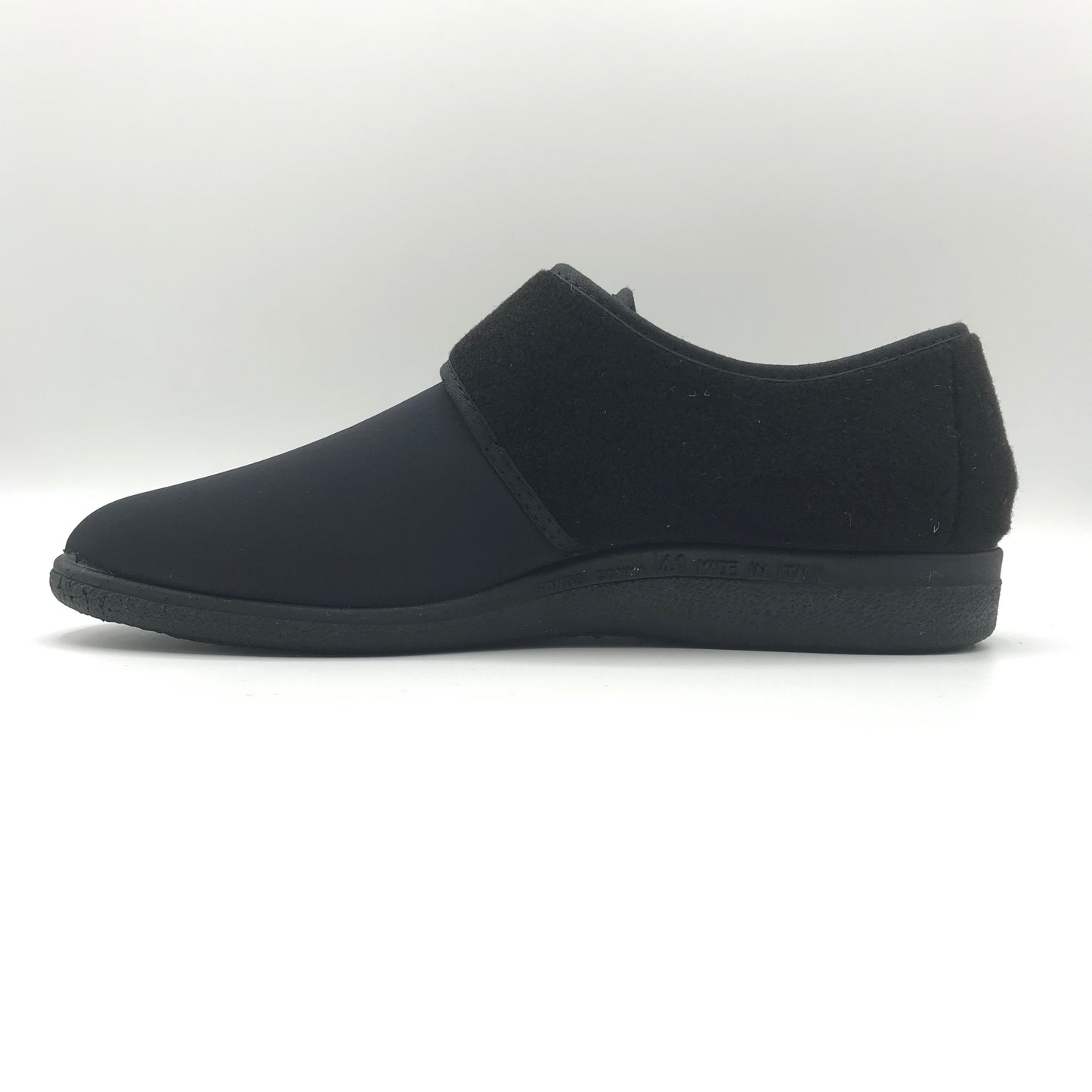 Emanuela | Pantofole in tessuto stretch con chiusura a strappo | 985