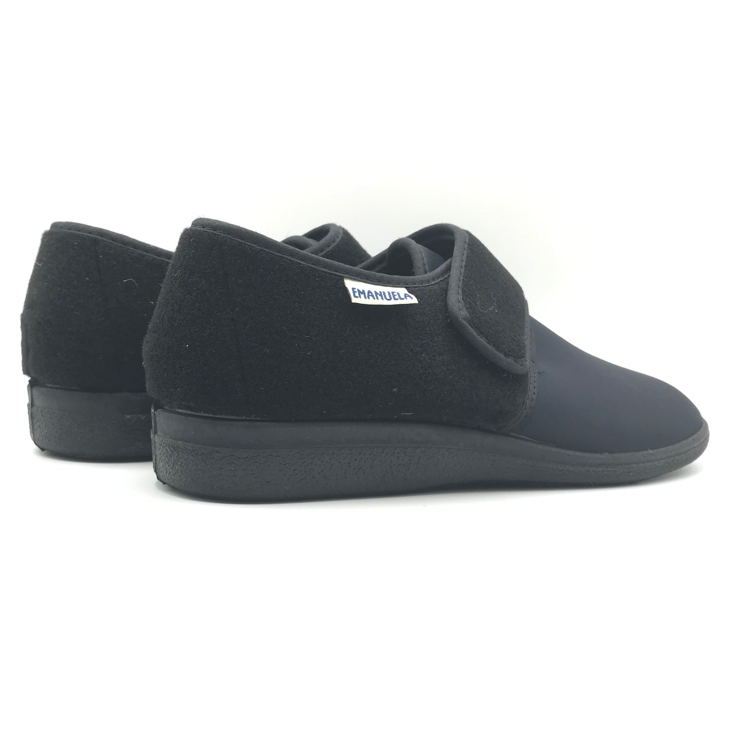 Emanuela | Pantofole in tessuto stretch con chiusura a strappo | 985