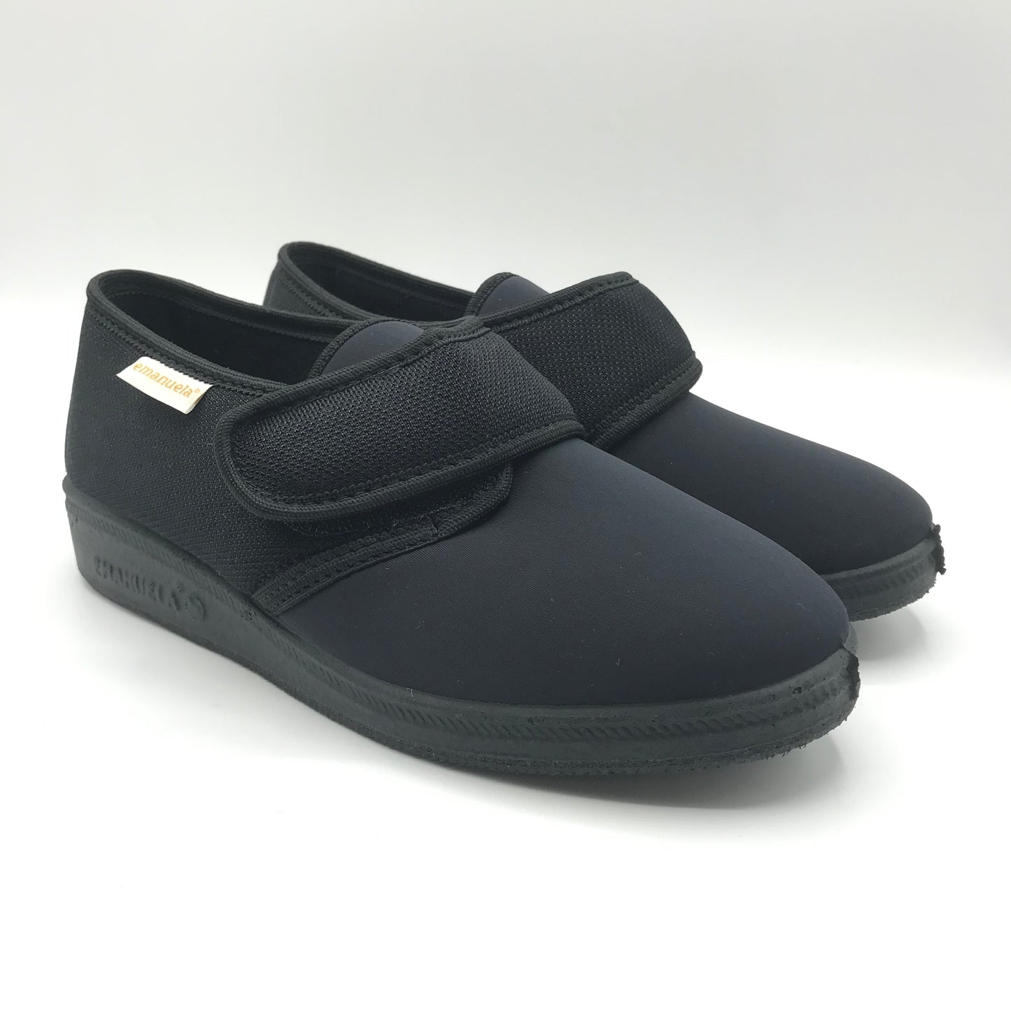 Emanuela | Pantofole in tessuto stretch e chiusura a strappo | 655