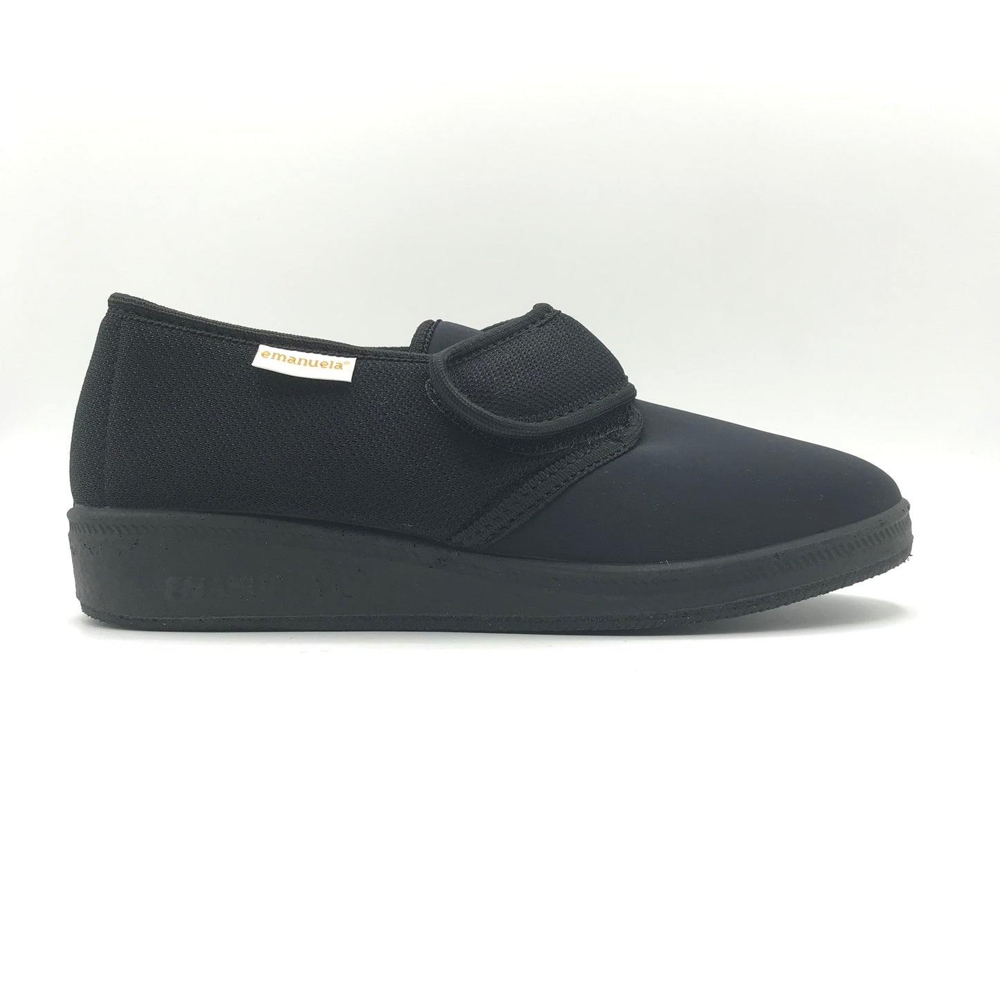 Emanuela | Pantofole in tessuto stretch e chiusura a strappo | 655