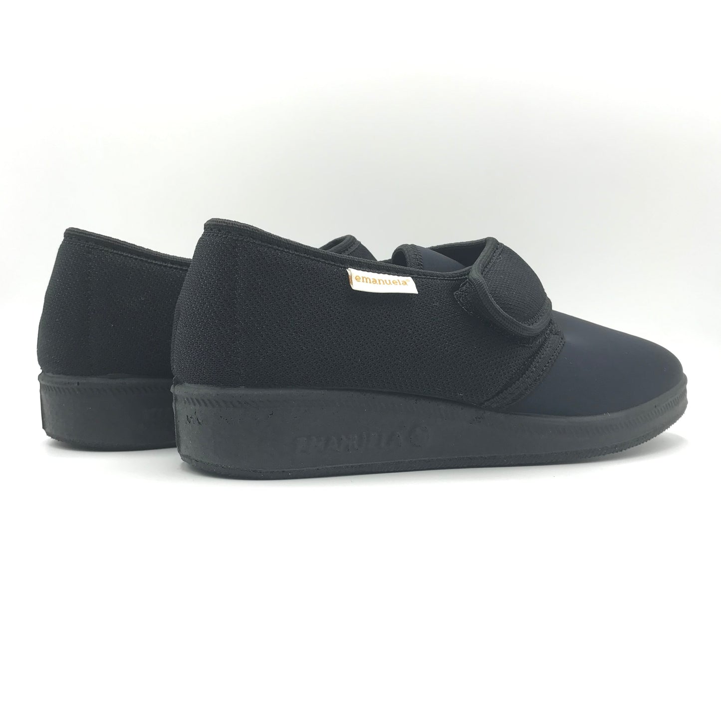 Emanuela | Pantofole in tessuto stretch e chiusura a strappo | 655