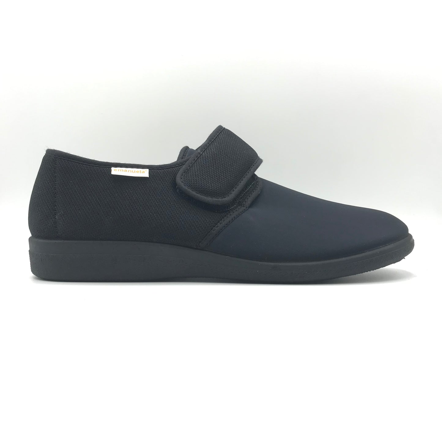 Emanuela | Pantofole in tessuto stretch con chiusura a strappo | 986