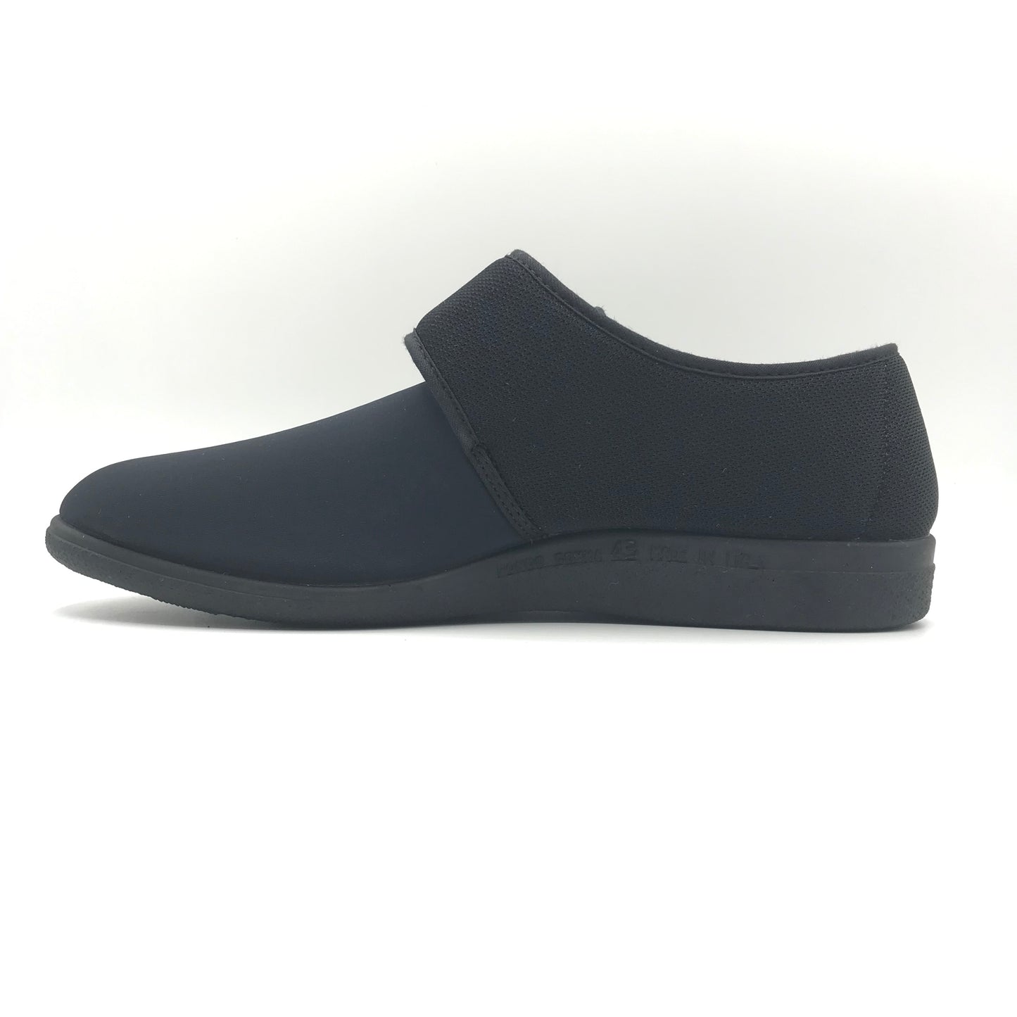 Emanuela | Pantofole in tessuto stretch con chiusura a strappo | 986