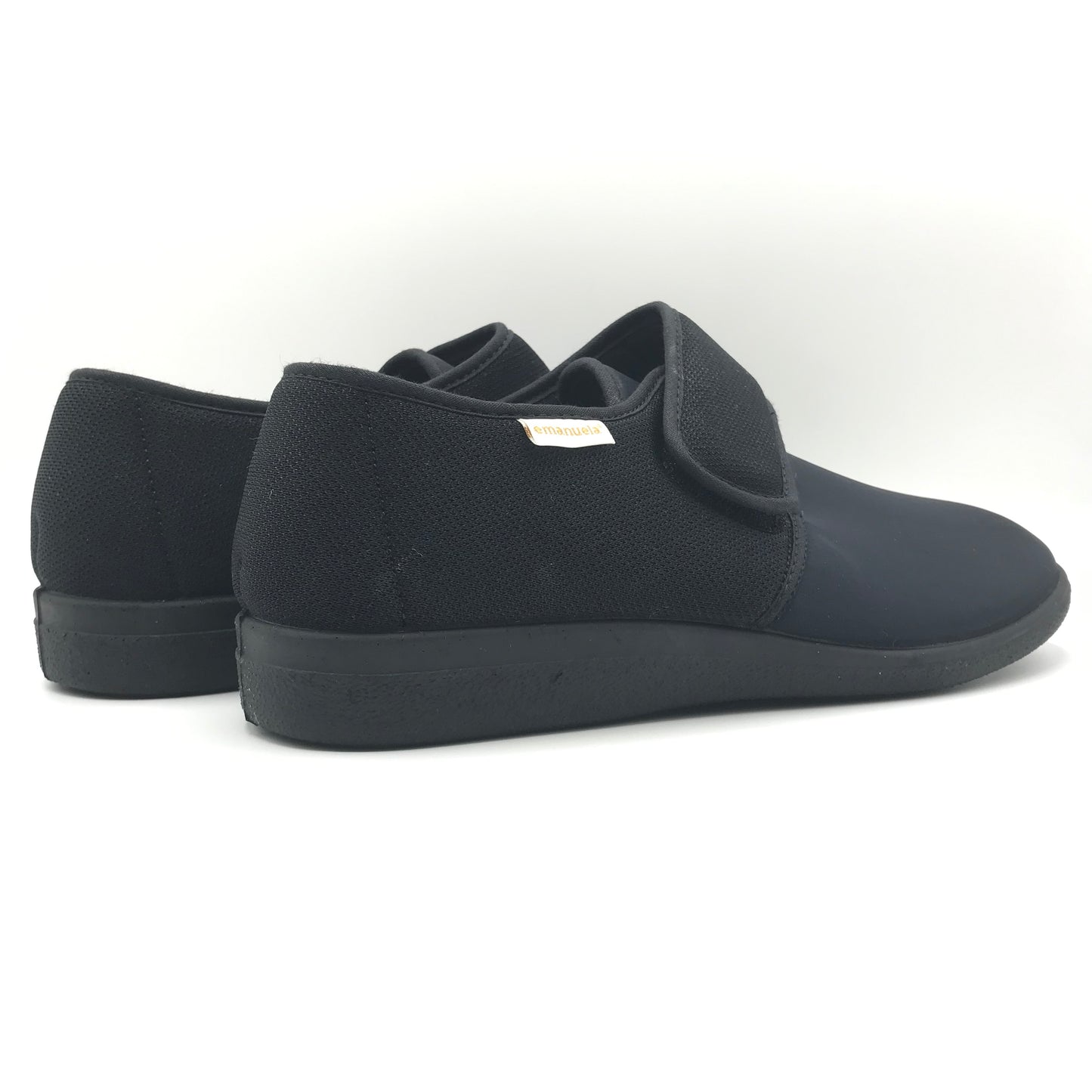 Emanuela | Pantofole in tessuto stretch con chiusura a strappo | 986