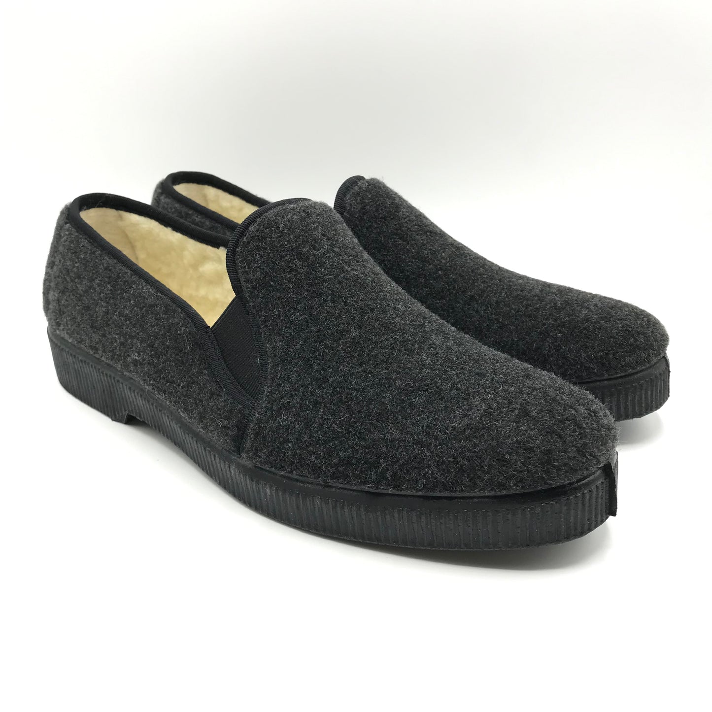 2G | Pantofole slip on in lana cotta con elastici laterali | 10
