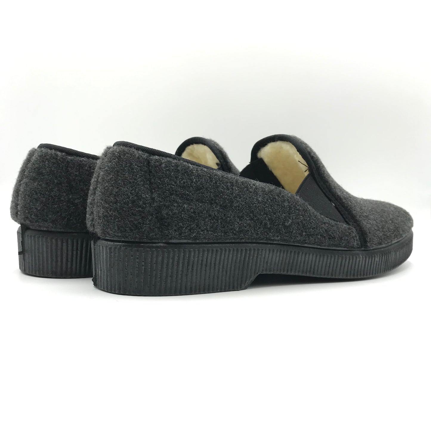 2G | Pantofole slip on in lana cotta con elastici laterali | 10