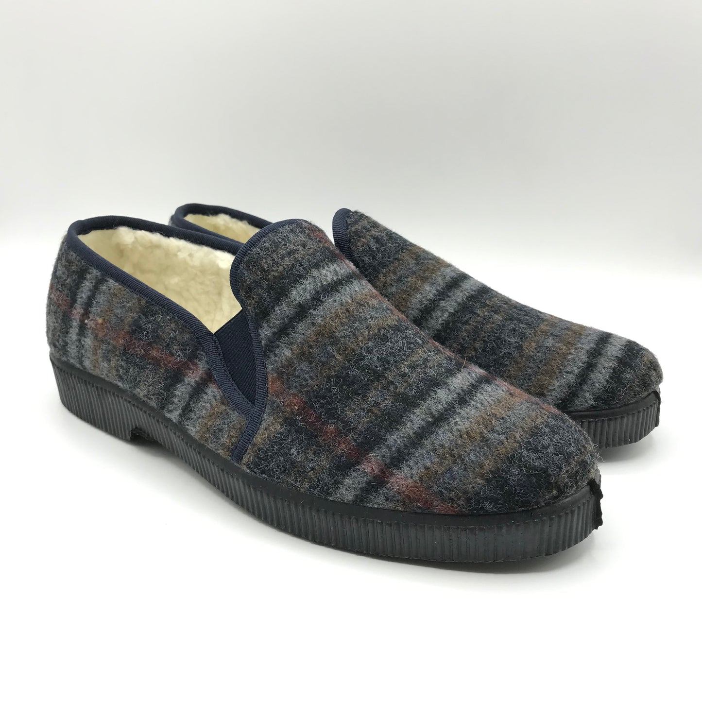 2G | Pantofole slip on in lana cotta con elastici laterali | 10