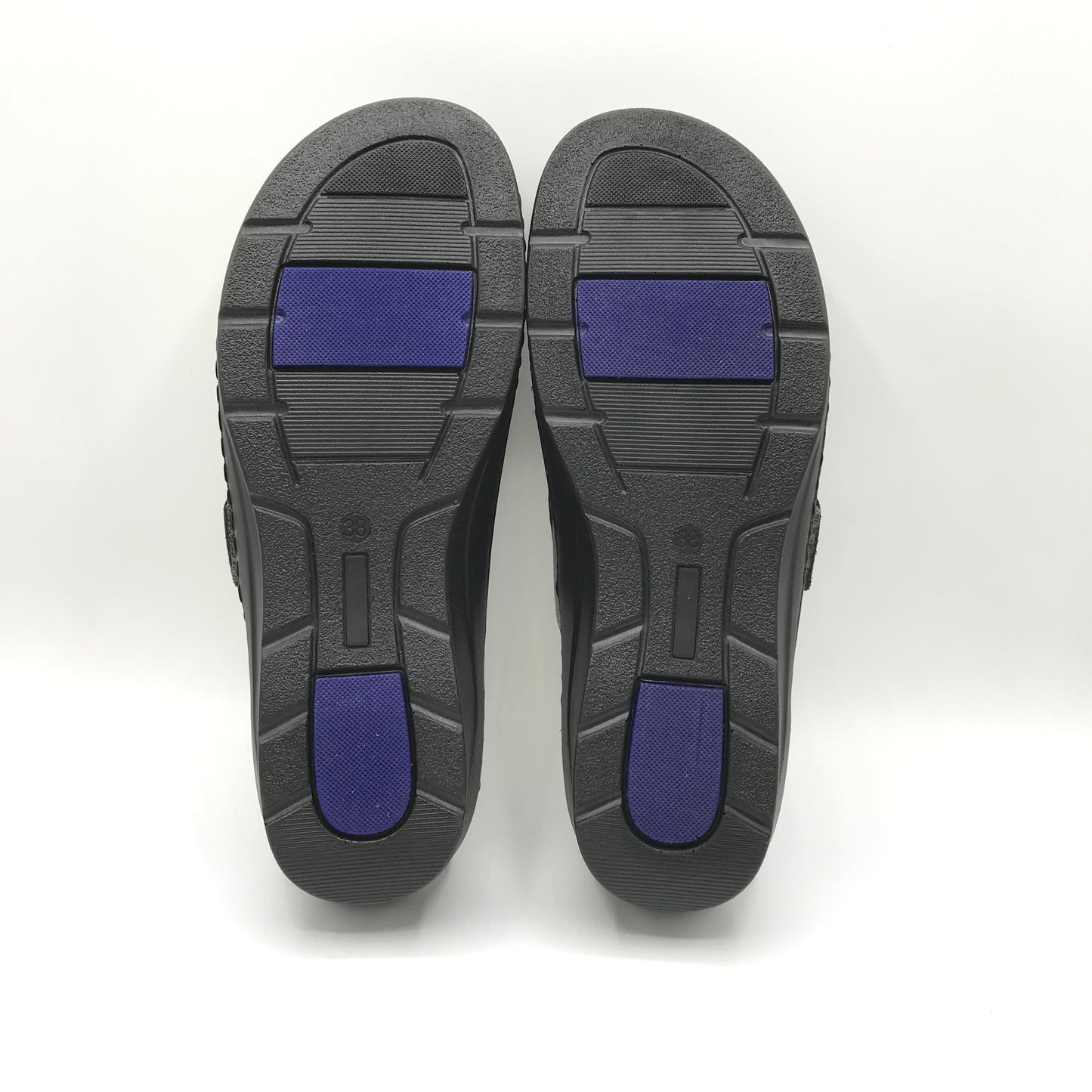 Florance | Ciabatte in vera pelle con chiusura a strappo | C23044
