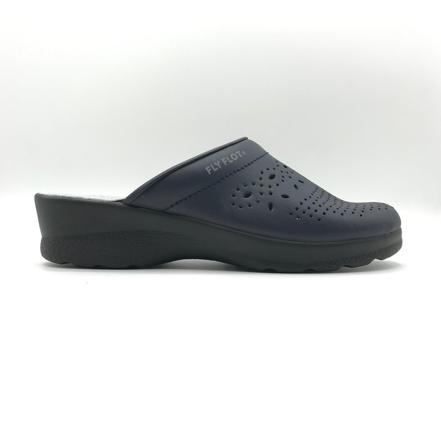Fly Flot | Ciabatte sanitarie in vera pelle con zeppa alta | 85033