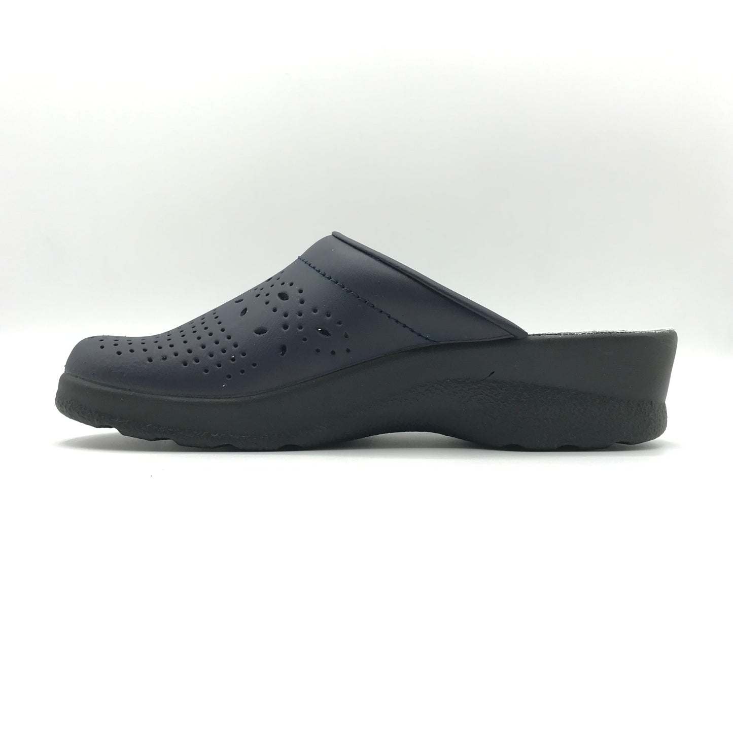 Fly Flot | Ciabatte sanitarie in vera pelle con zeppa alta | 85033