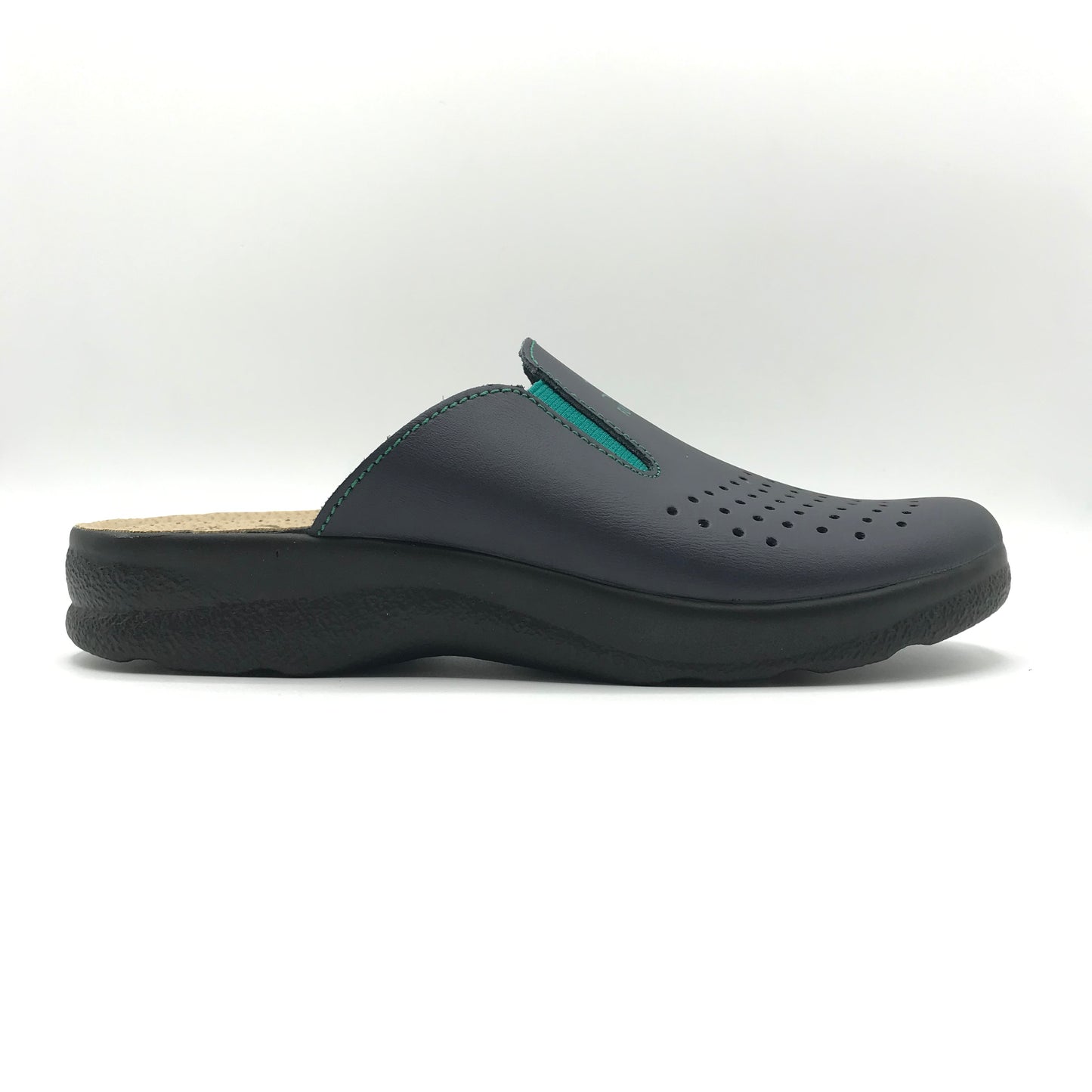 Fly Flot | Ciabatte sanitarie in vera pelle con elastici | 82316