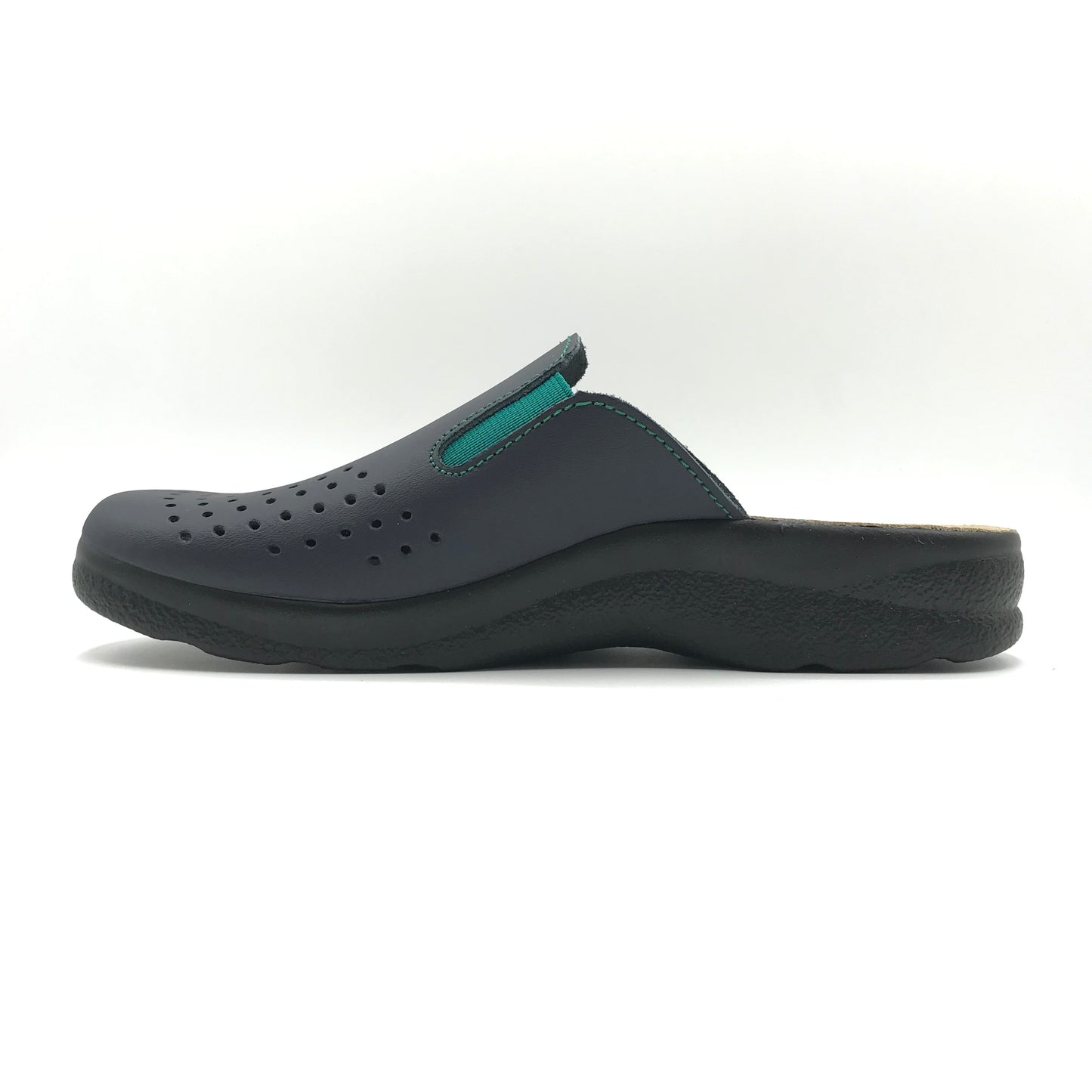 Fly Flot | Ciabatte sanitarie in vera pelle con elastici | 82316