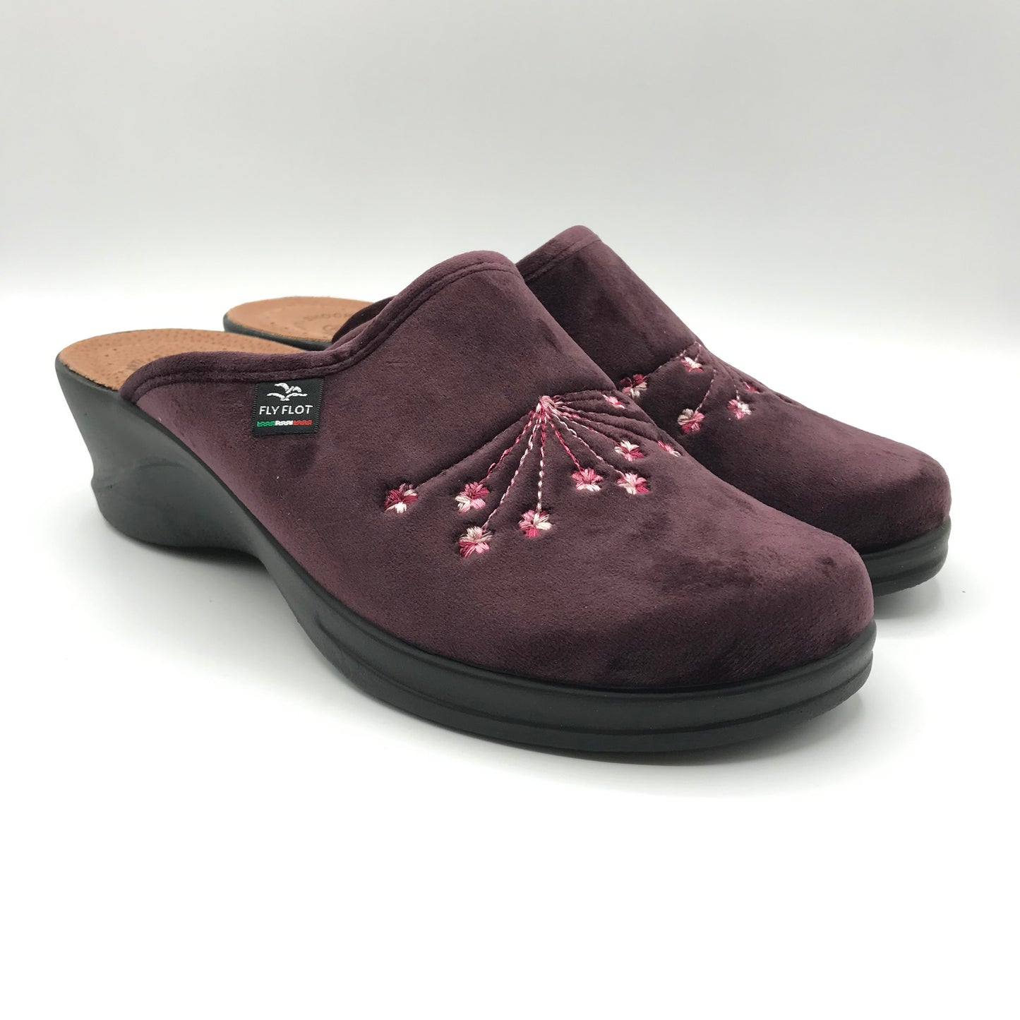 Fly Flot | Ciabatte anatomiche in tessuto con zeppa alta | 96Y14