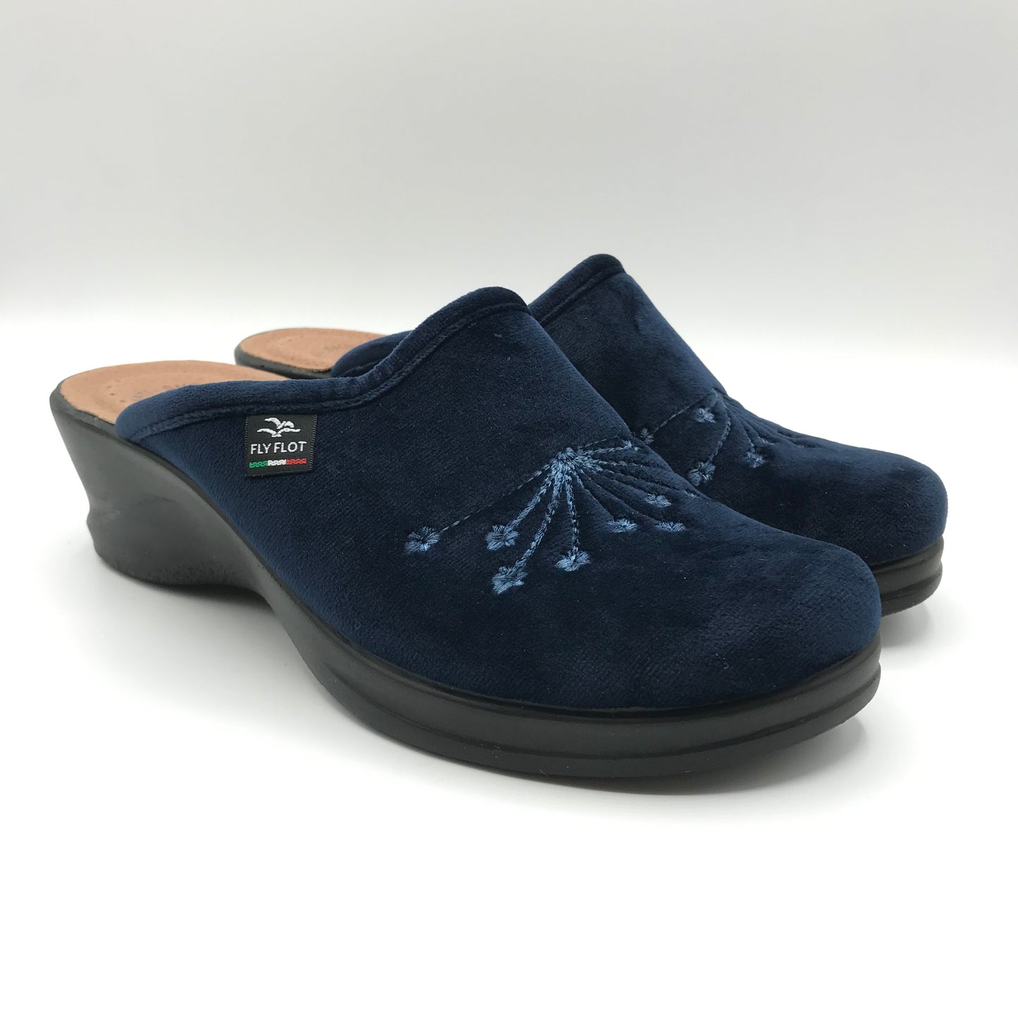 Fly Flot | Ciabatte anatomiche in tessuto con zeppa alta | 96Y14