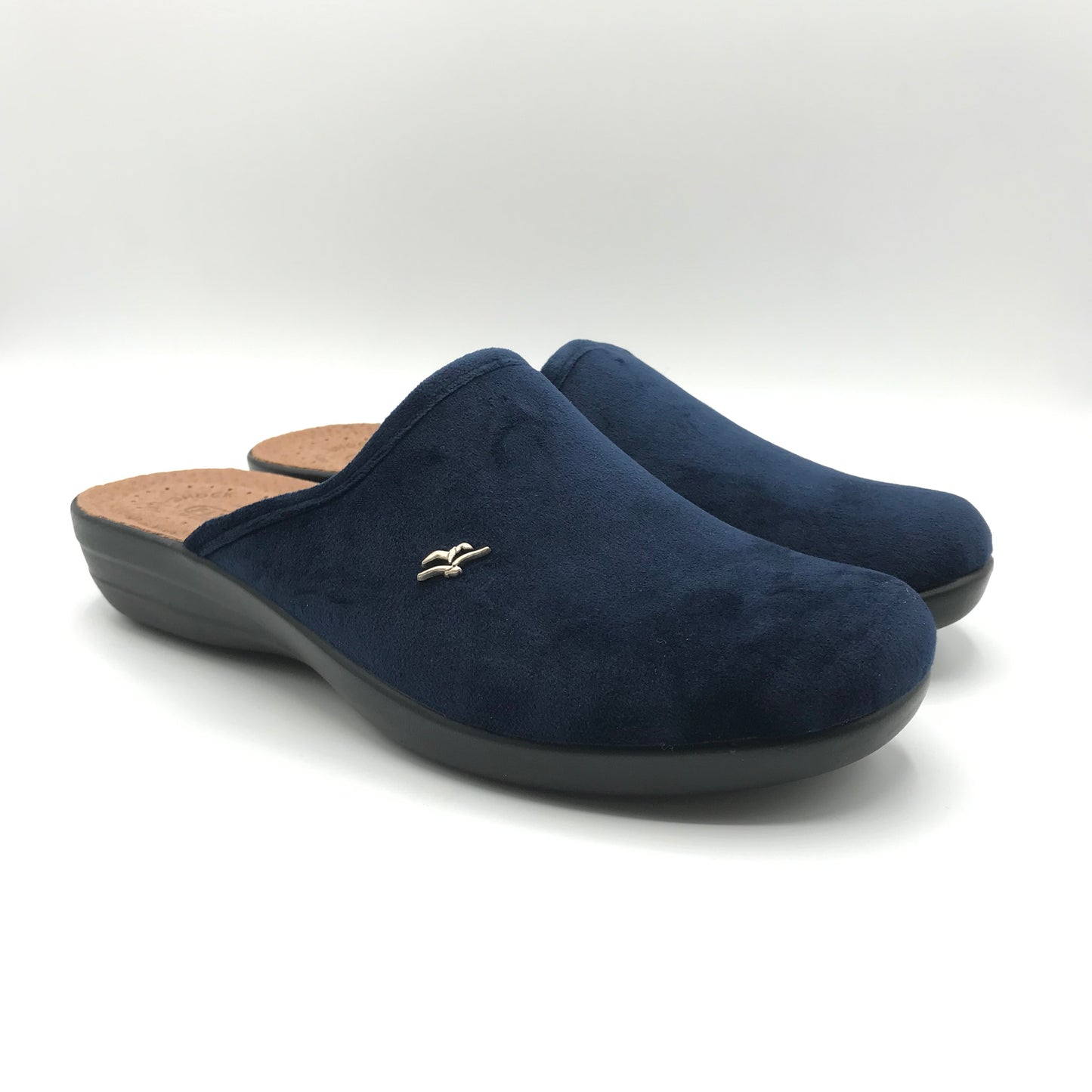 Fly Flot | Ciabatte anatomiche in velluto con tacco basso | P3T75