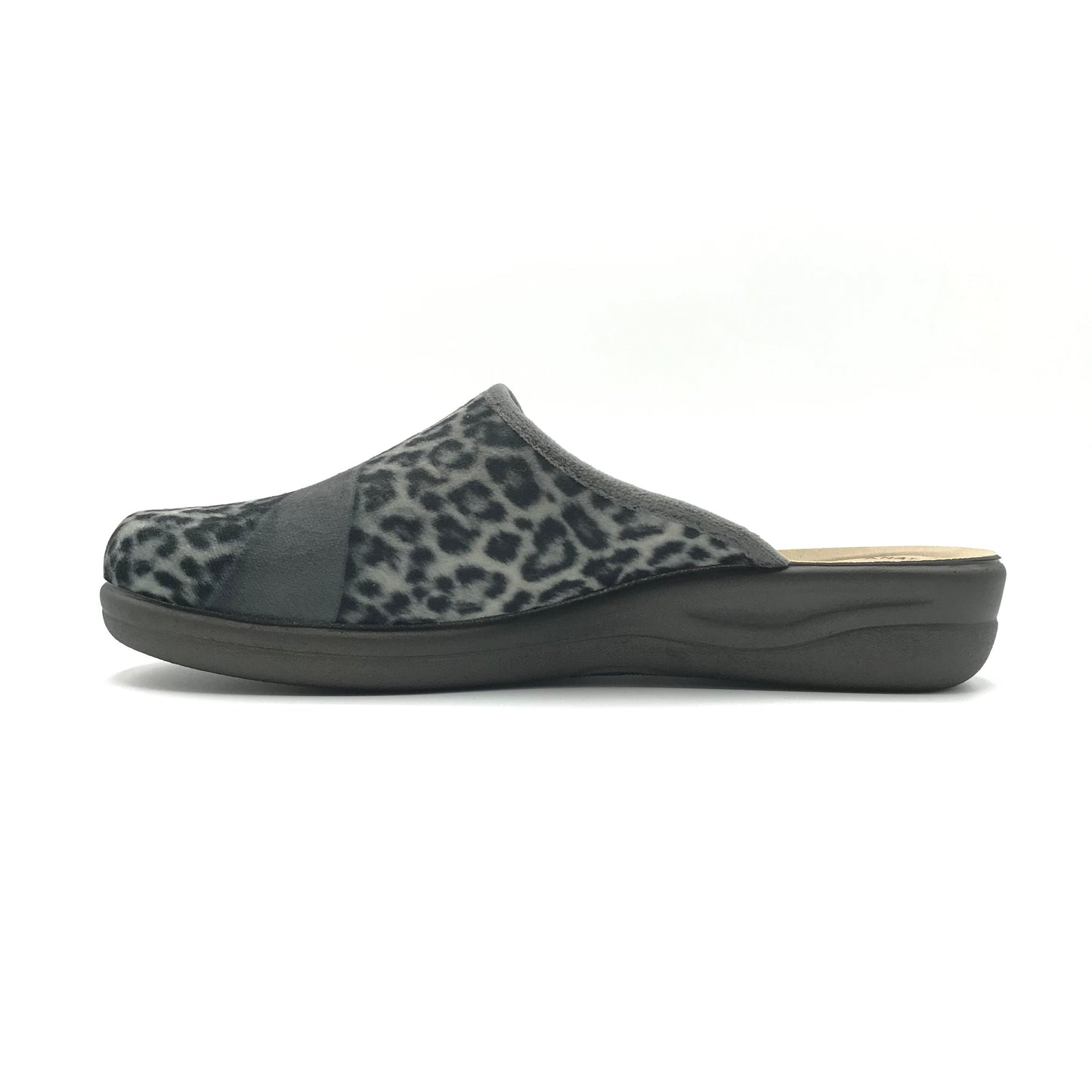 Inblu | Ciabatte anatomiche in tessuto con stampa animalier | CF42