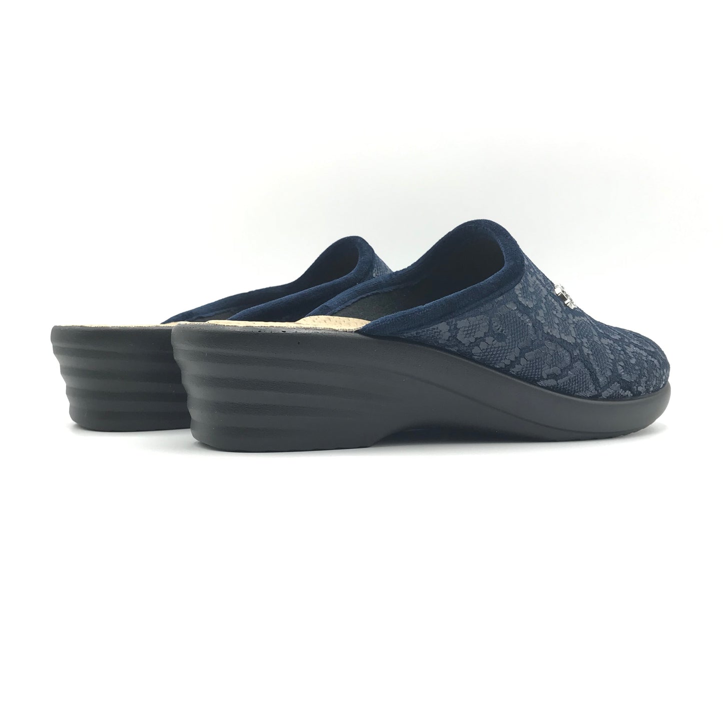 Fly Flot | Ciabatte anatomiche in tessuto con zeppa alta | L8X67