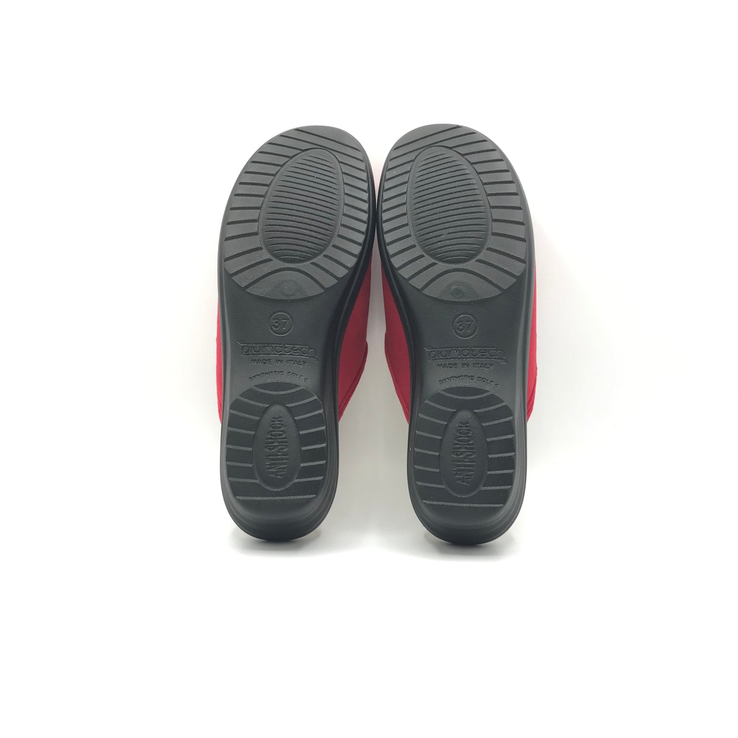 Fly Flot | Ciabatte anatomiche in velluto con zeppa alta | L8W44