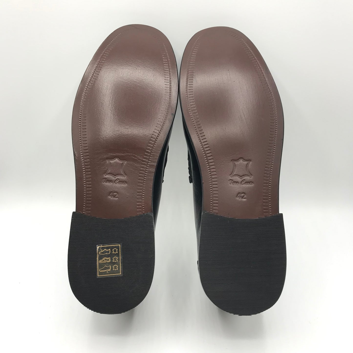 Gio Line | Mocassini in vera pelle con suola in cuoio | Roberto