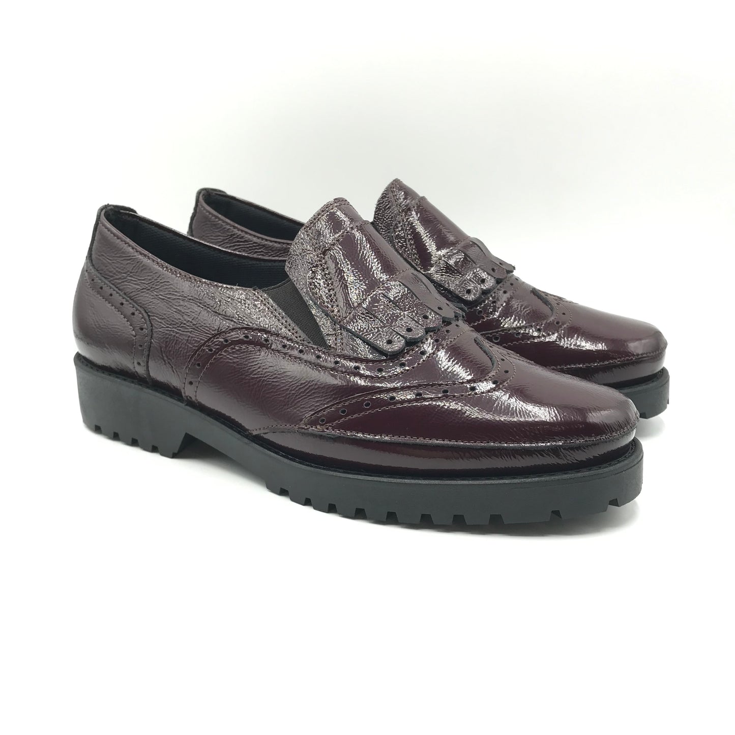 Freetime | Mocassini artigianali in vera pelle con frangia | E1239