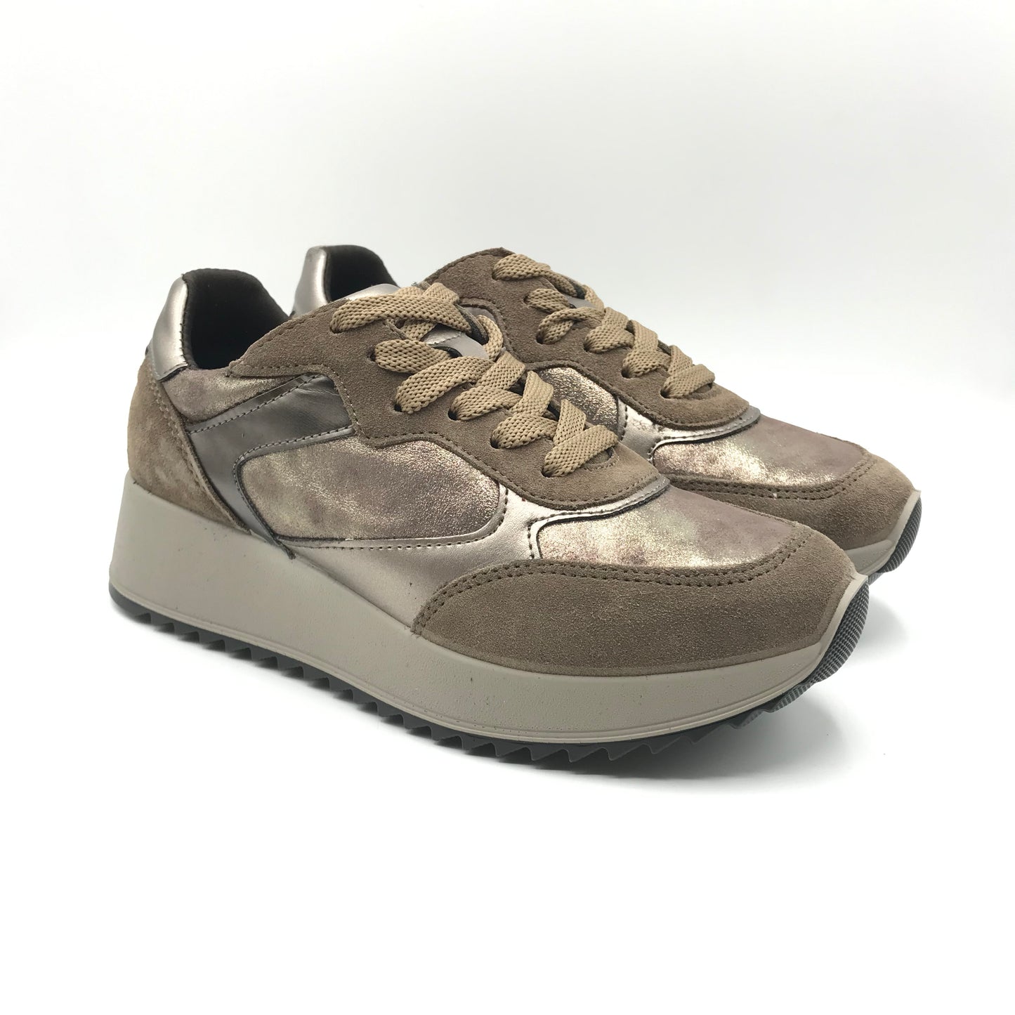 Imac | Sneakers in vera pelle con plantare estraibile | 457380
