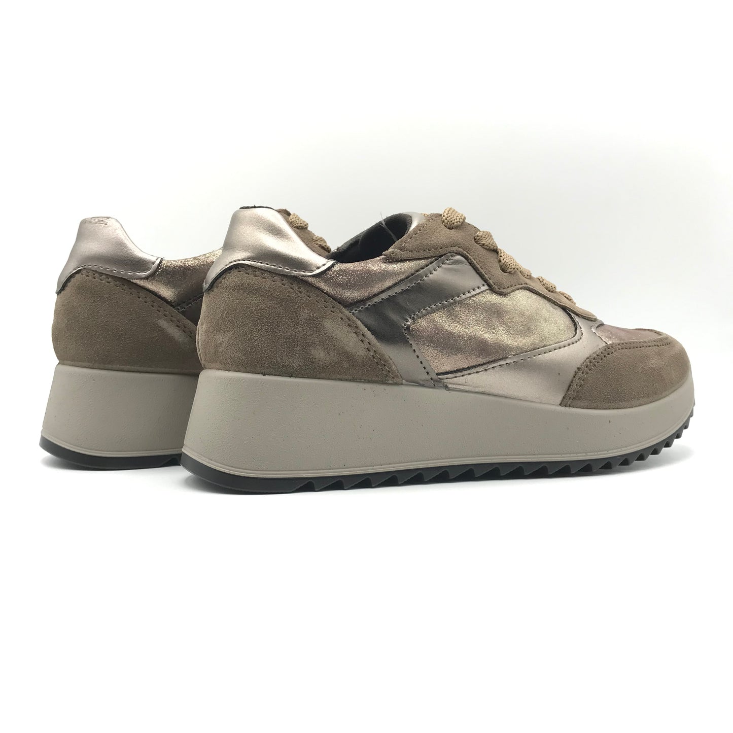 Imac | Sneakers in vera pelle con plantare estraibile | 457380