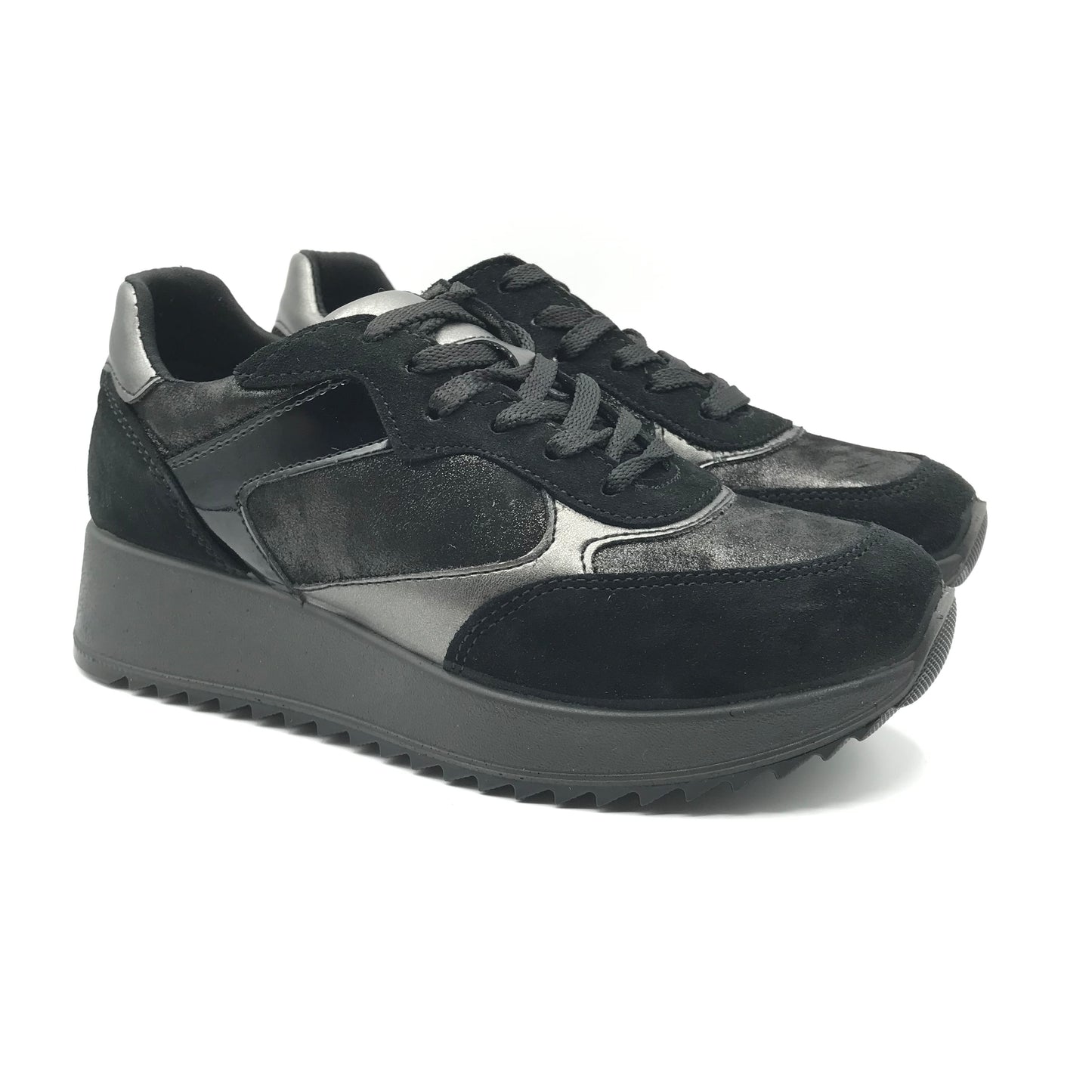 Imac | Sneakers in vera pelle con plantare estraibile | 457380