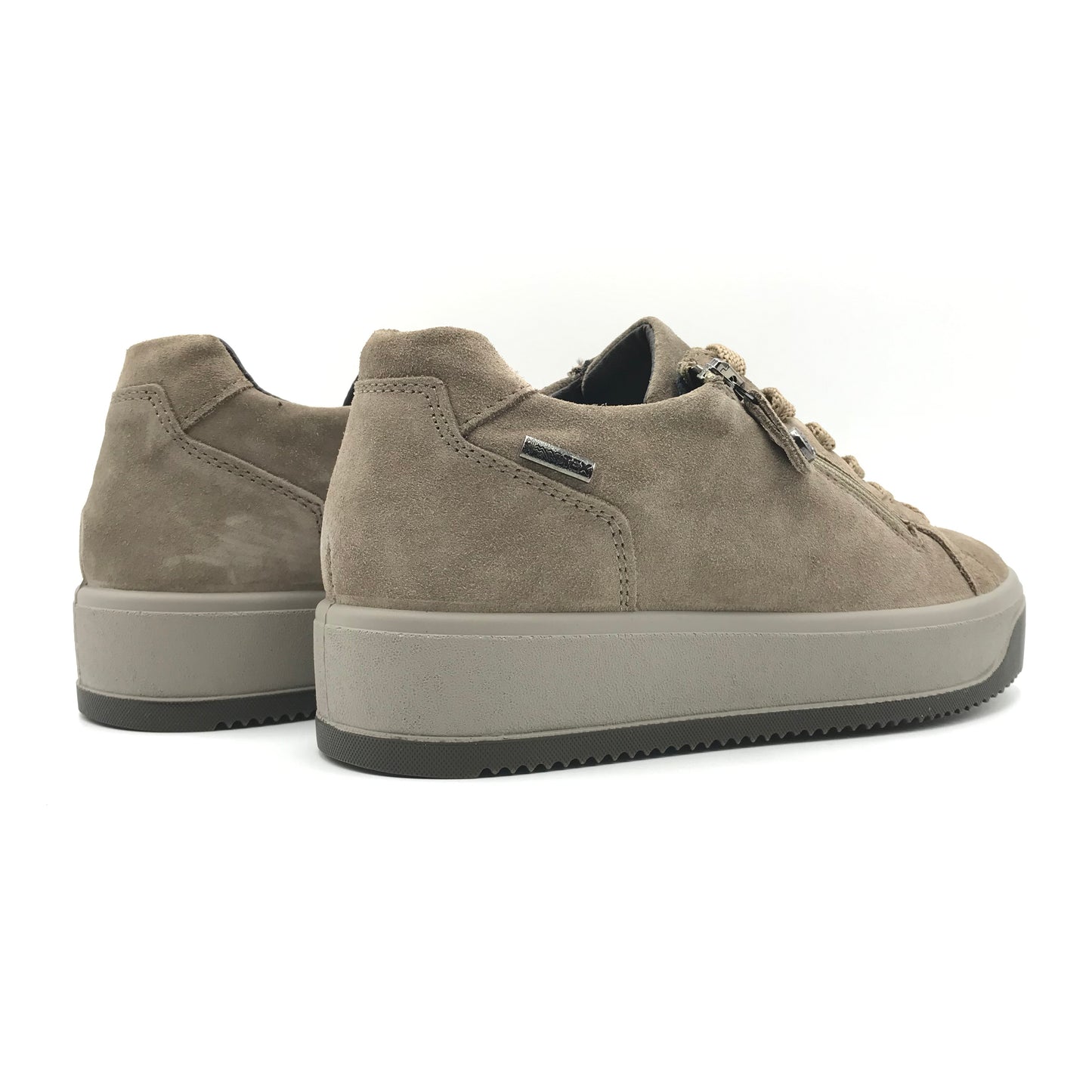 Imac | Sneakers in vera pelle con plantare rialzato | 657429