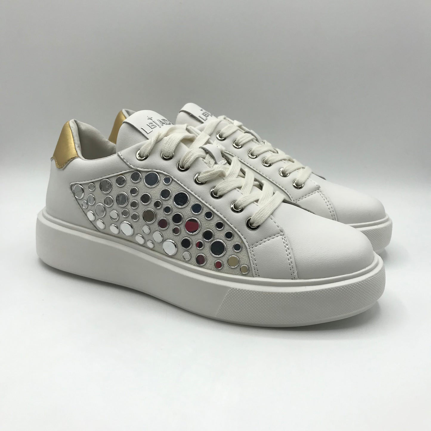 Lejade | Sneakers in vera pelle con brillantini | 3610