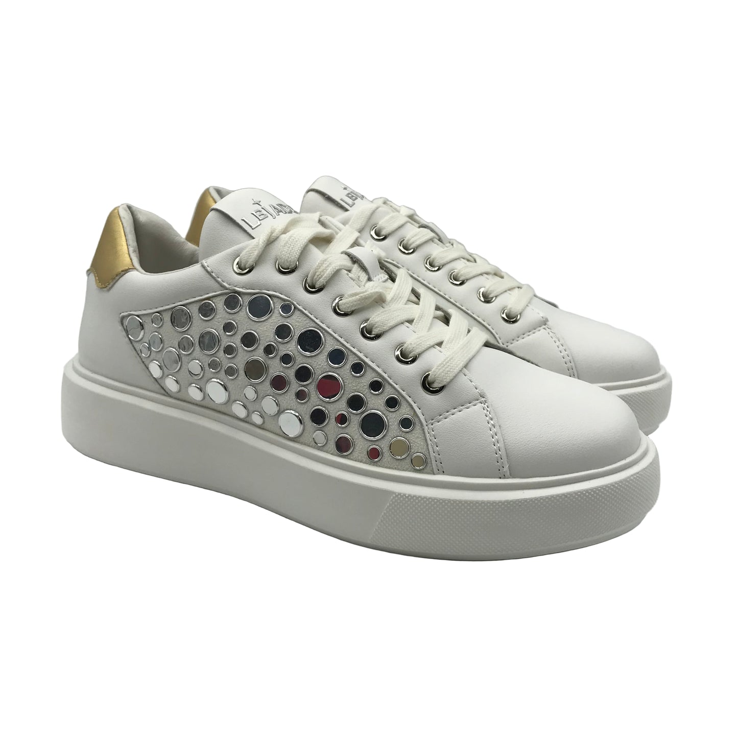 Lejade | Sneakers in vera pelle con brillantini | 3610