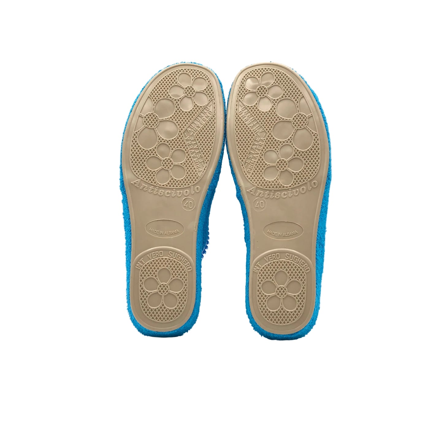 3Rose | Ciabatte in spugna con ricamo e interno in sughero | 193