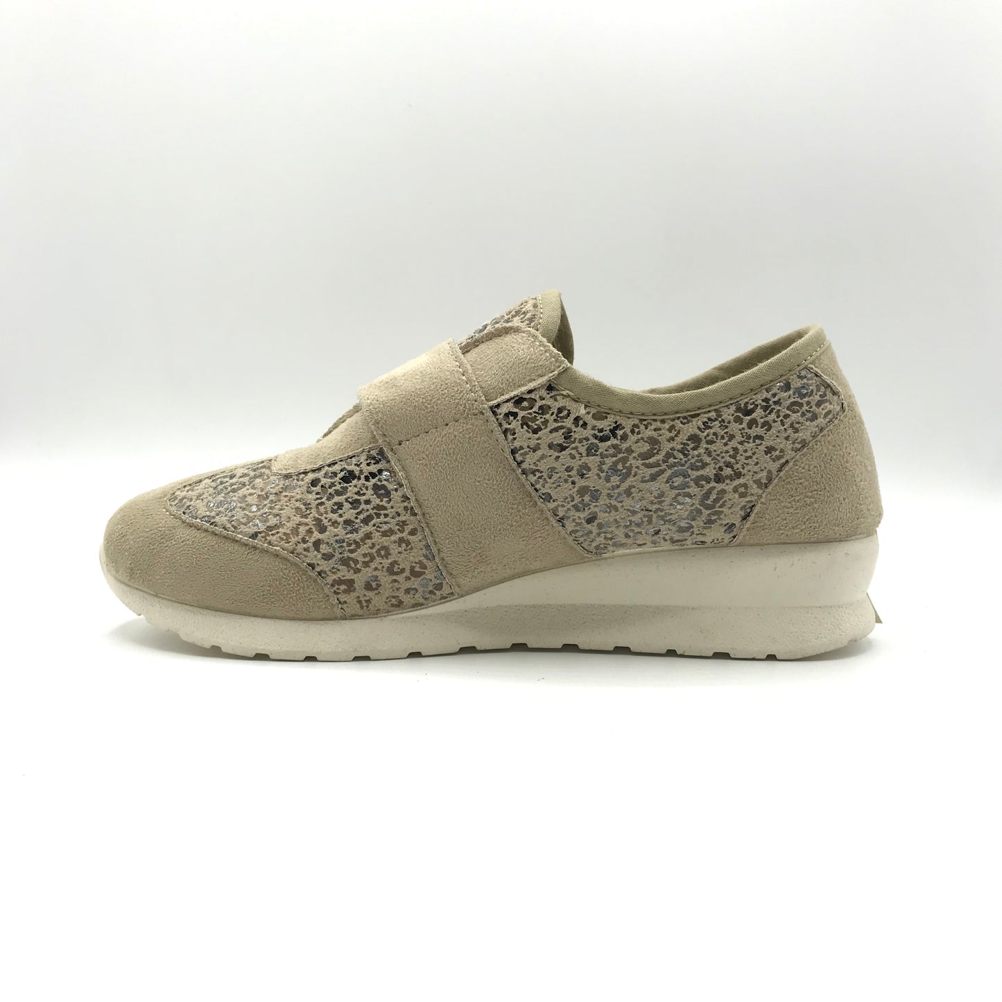 Emanuela | Pantofole in tessuto con chiusura a strappo | 2856